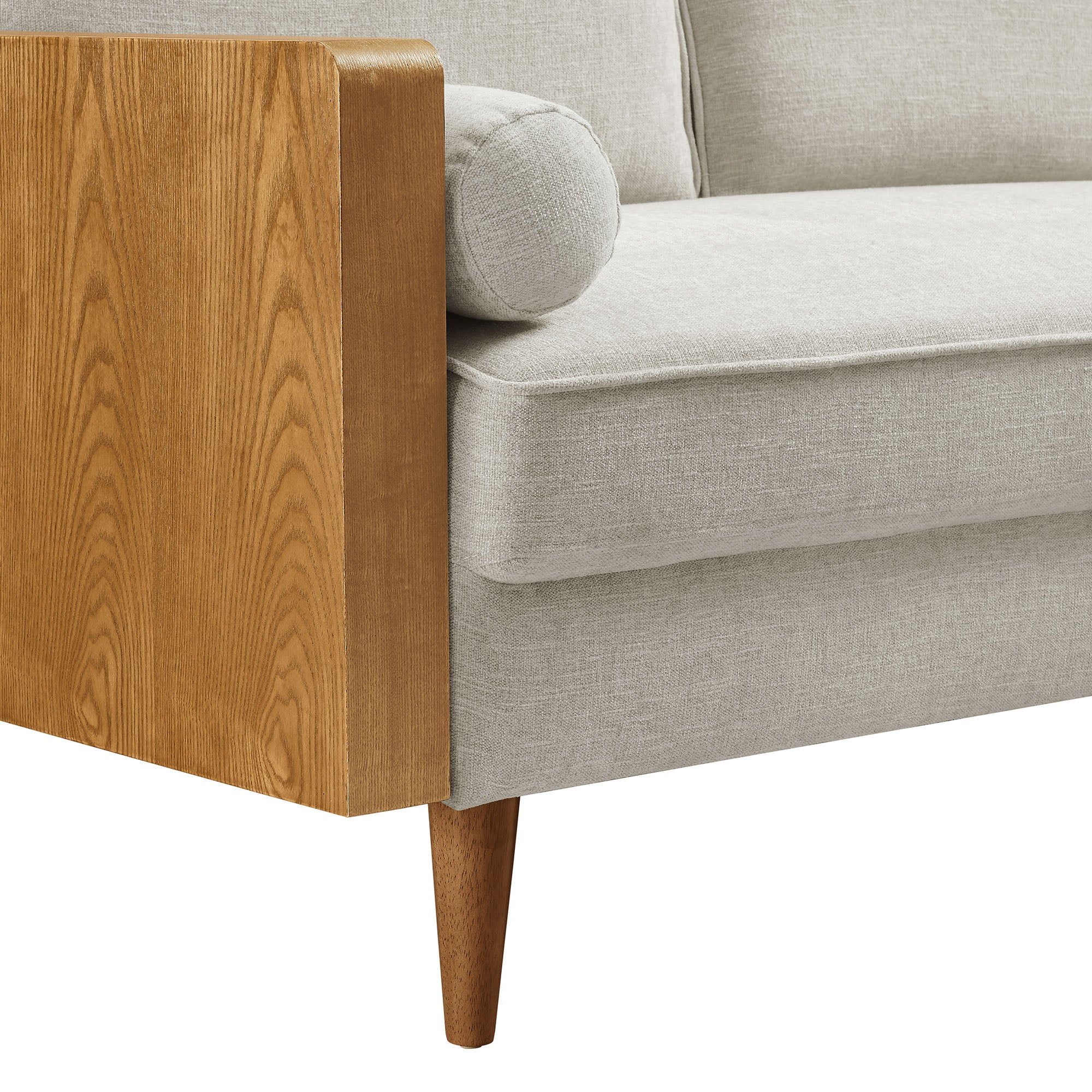 Modway Kellan Heathered Weave Fabric Loveseat