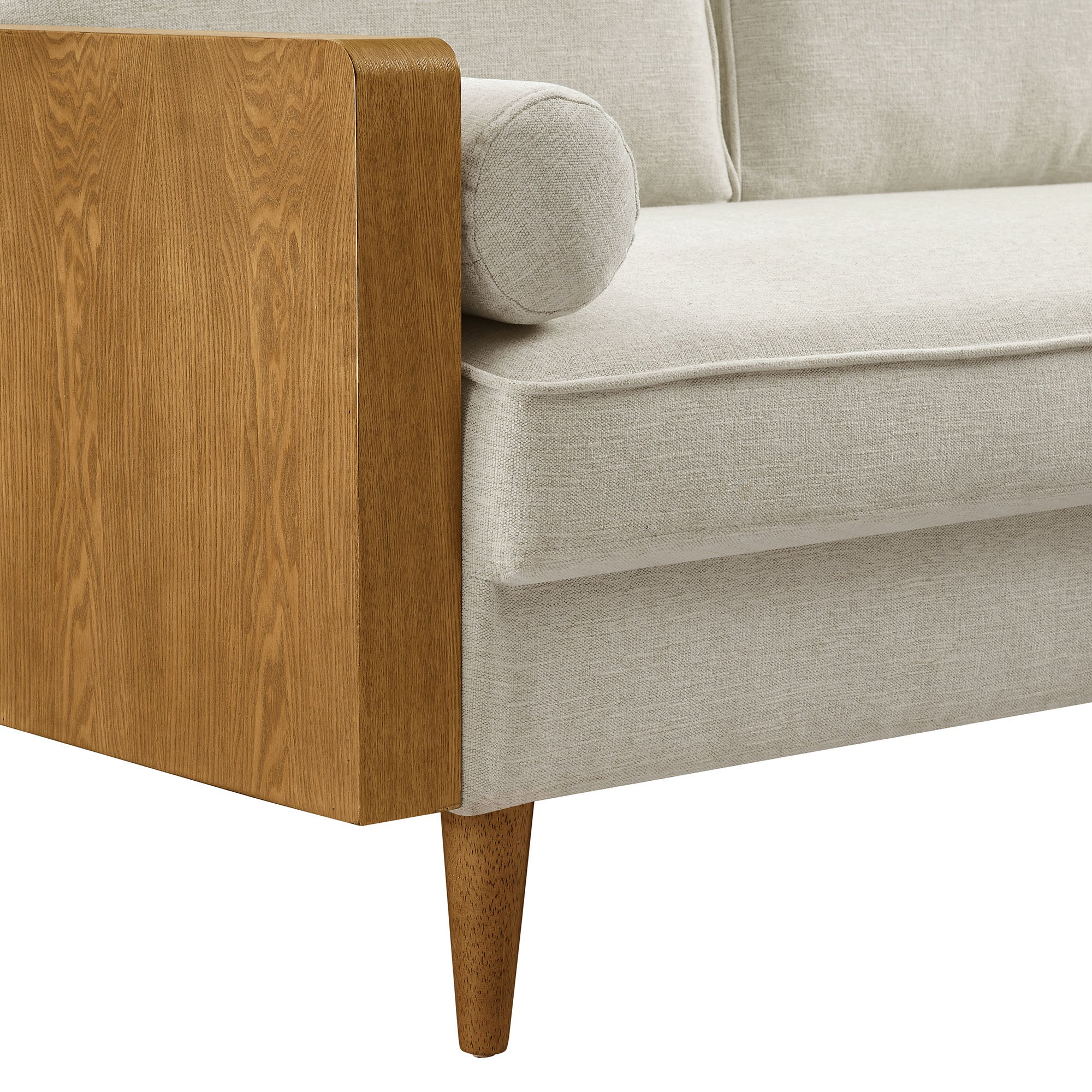 Modway Kellan Heathered Weave Fabric Loveseat