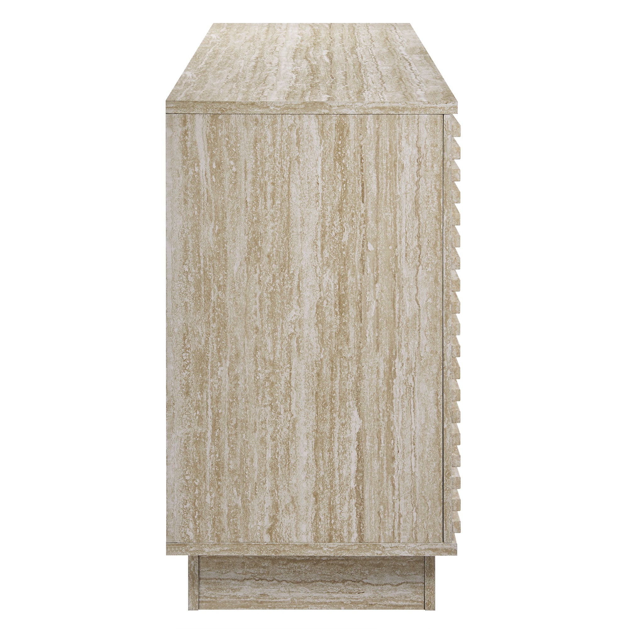 Modway Render 70" Faux Travertine Sideboard Cabinet TV Stand