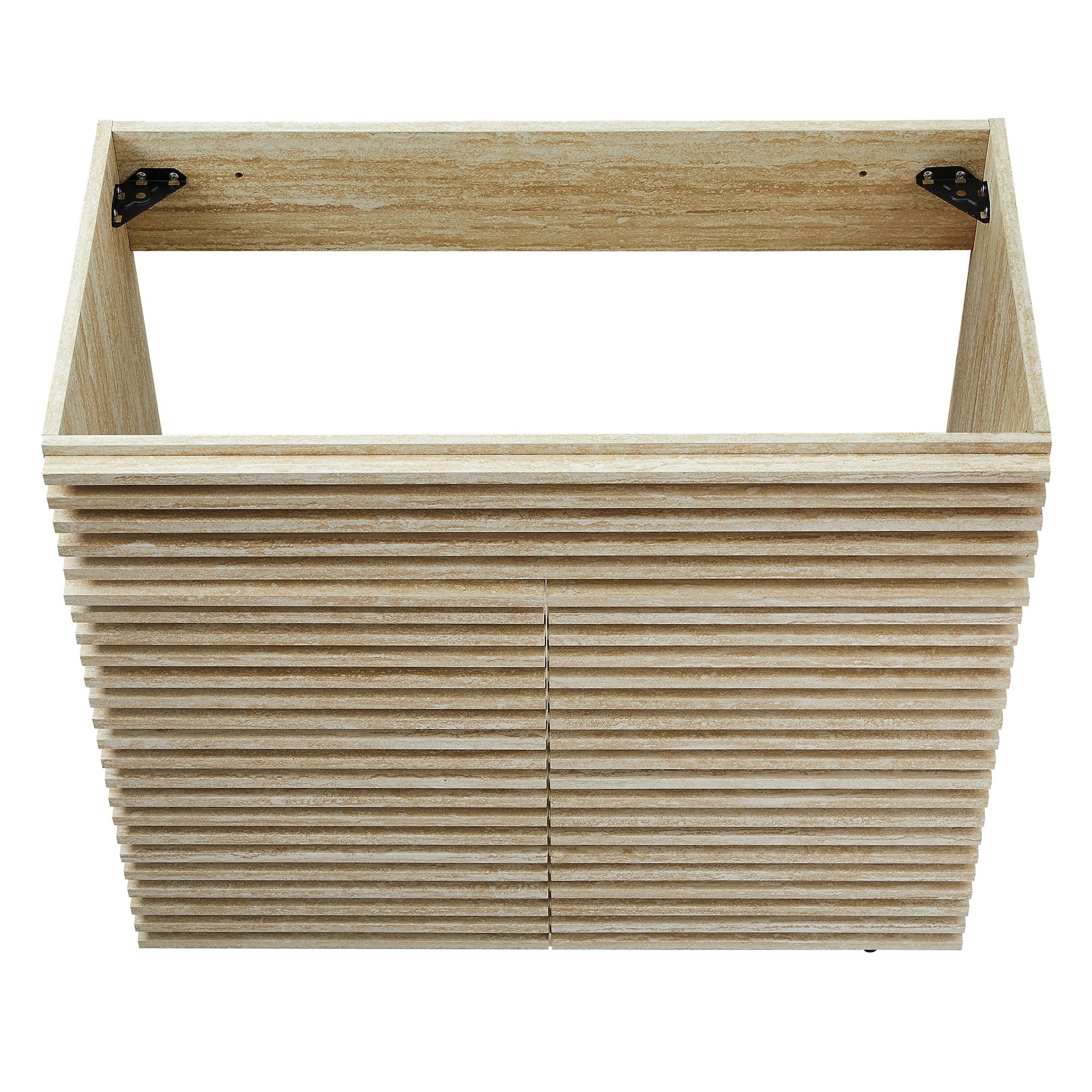 Modway Render 36" Faux Travertine Bathroom Vanity Cabinet (Sink Not Included)