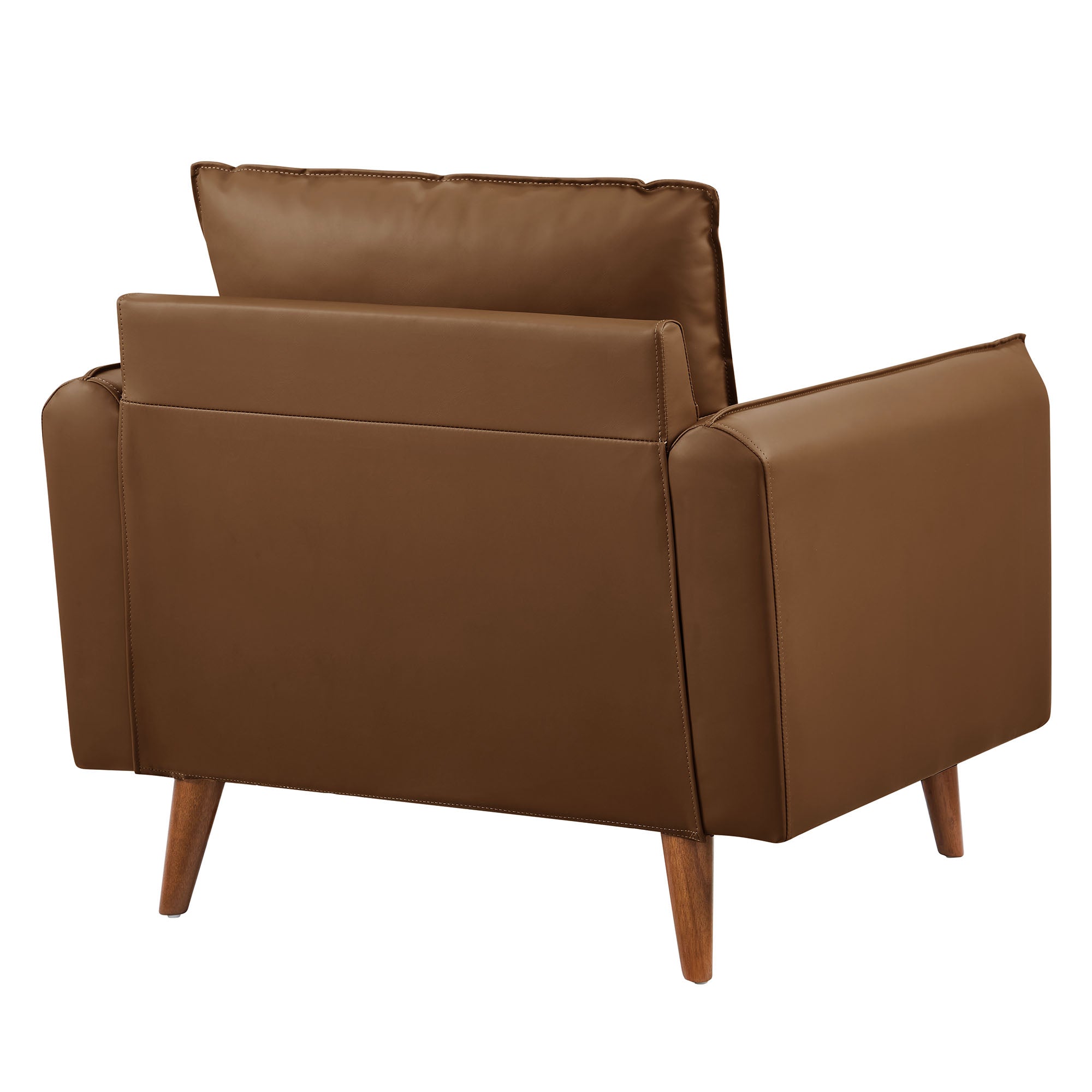 Modway Revive Upholstered Vegan Leather Accent Armchair