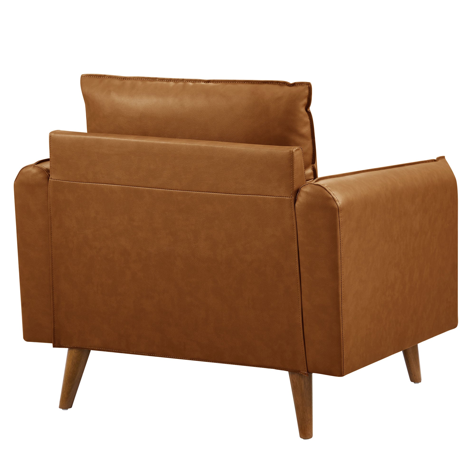 Modway Revive Upholstered Vegan Leather Accent Armchair