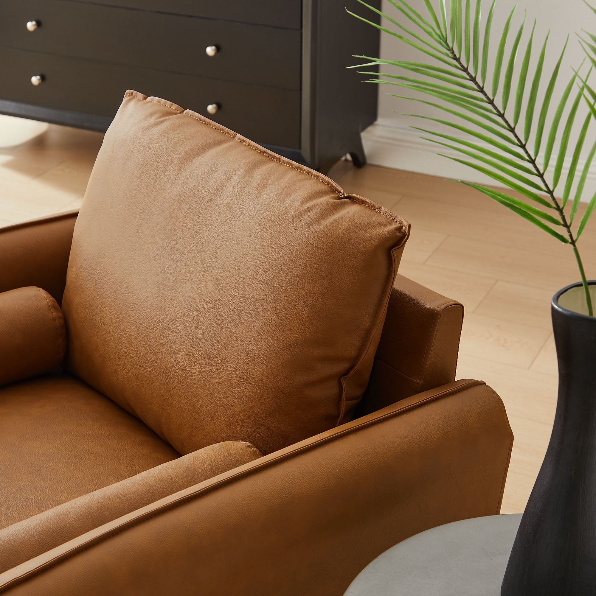 Modway Revive Upholstered Vegan Leather Accent Armchair