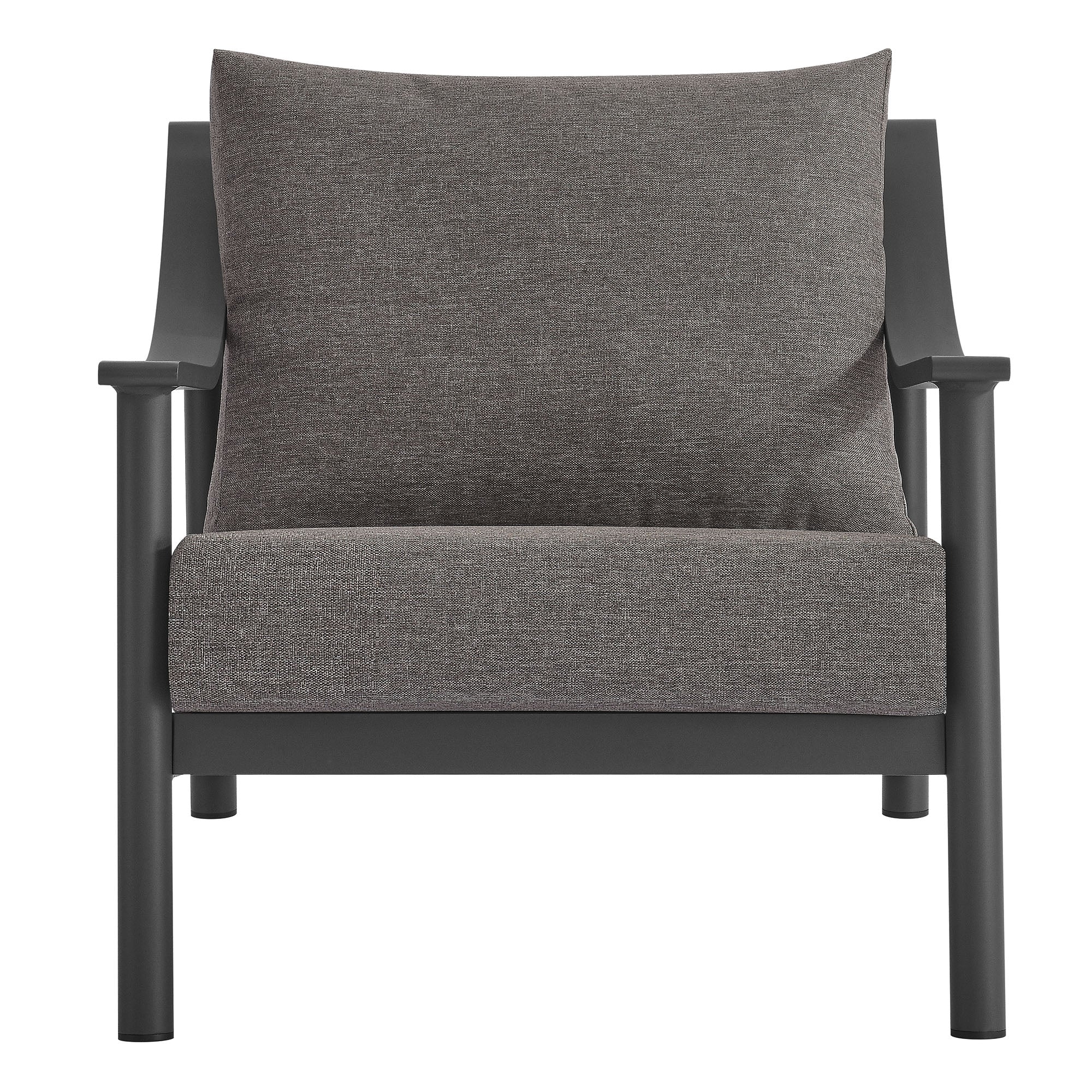 Modway Terrace Outdoor Patio Aluminum Accent Armchair