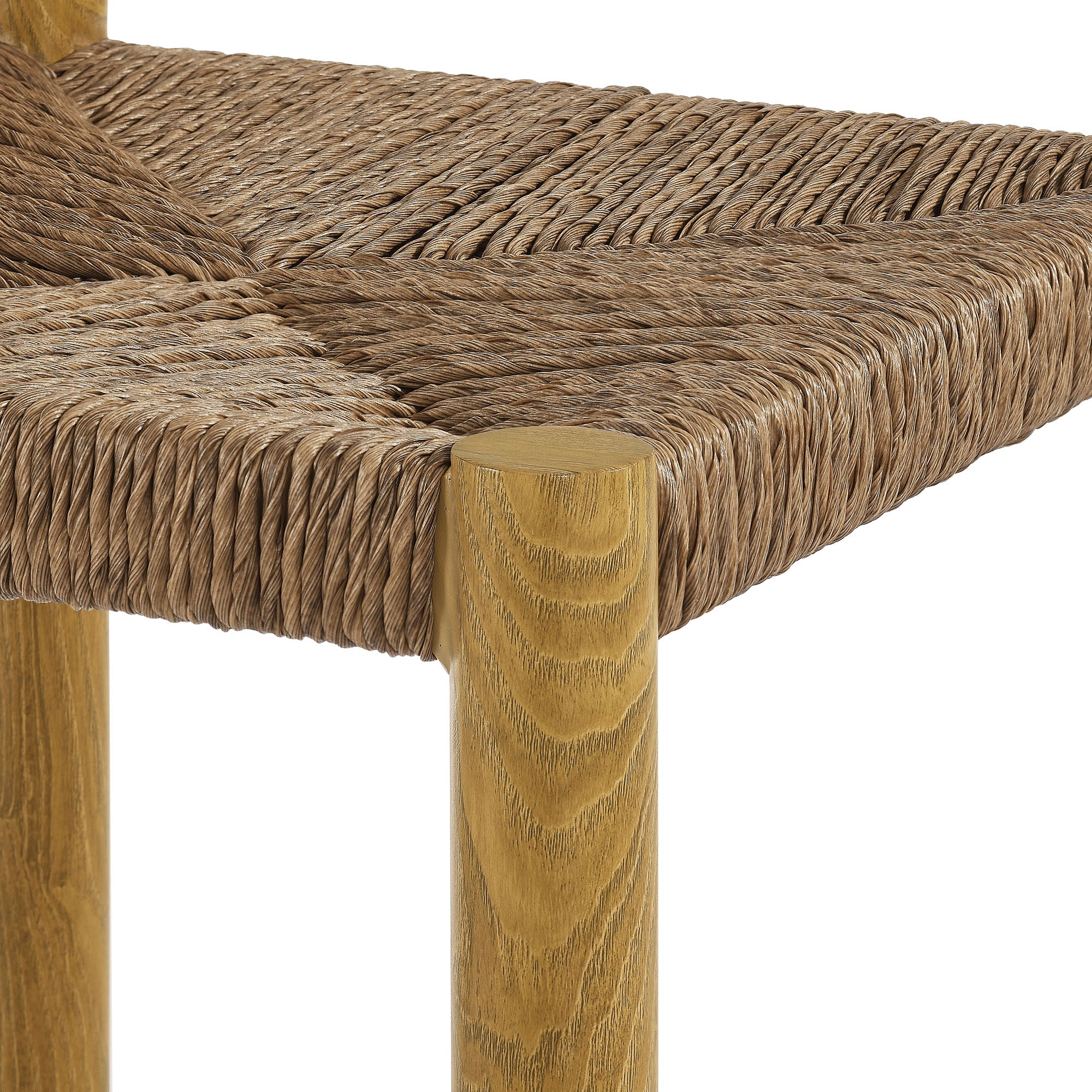Modway Parkland Outdoor Patio Rattan and Aluminum Bar Stools Set of 2