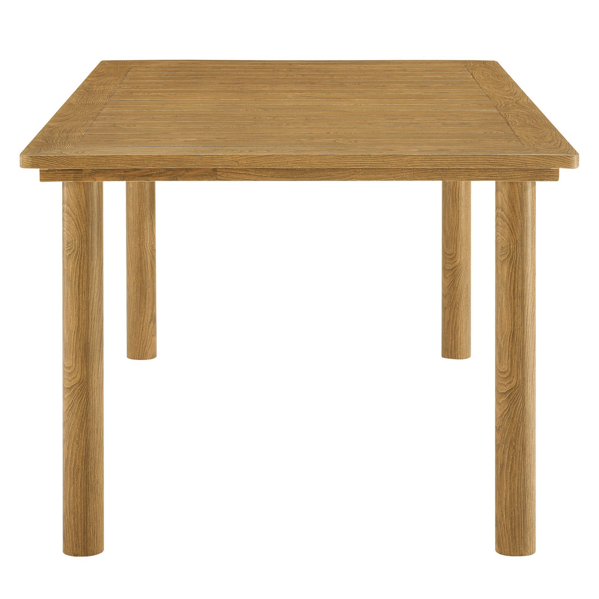 Modway Parkland 76" Outdoor Patio Aluminum Dining Table