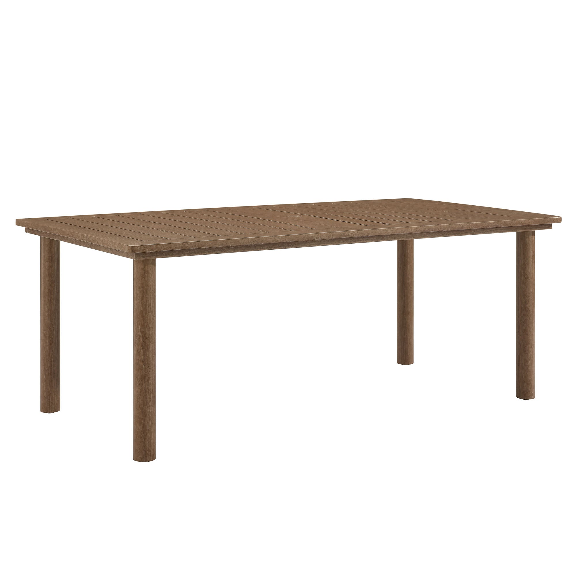 Modway Parkland 76" Outdoor Patio Aluminum Dining Table