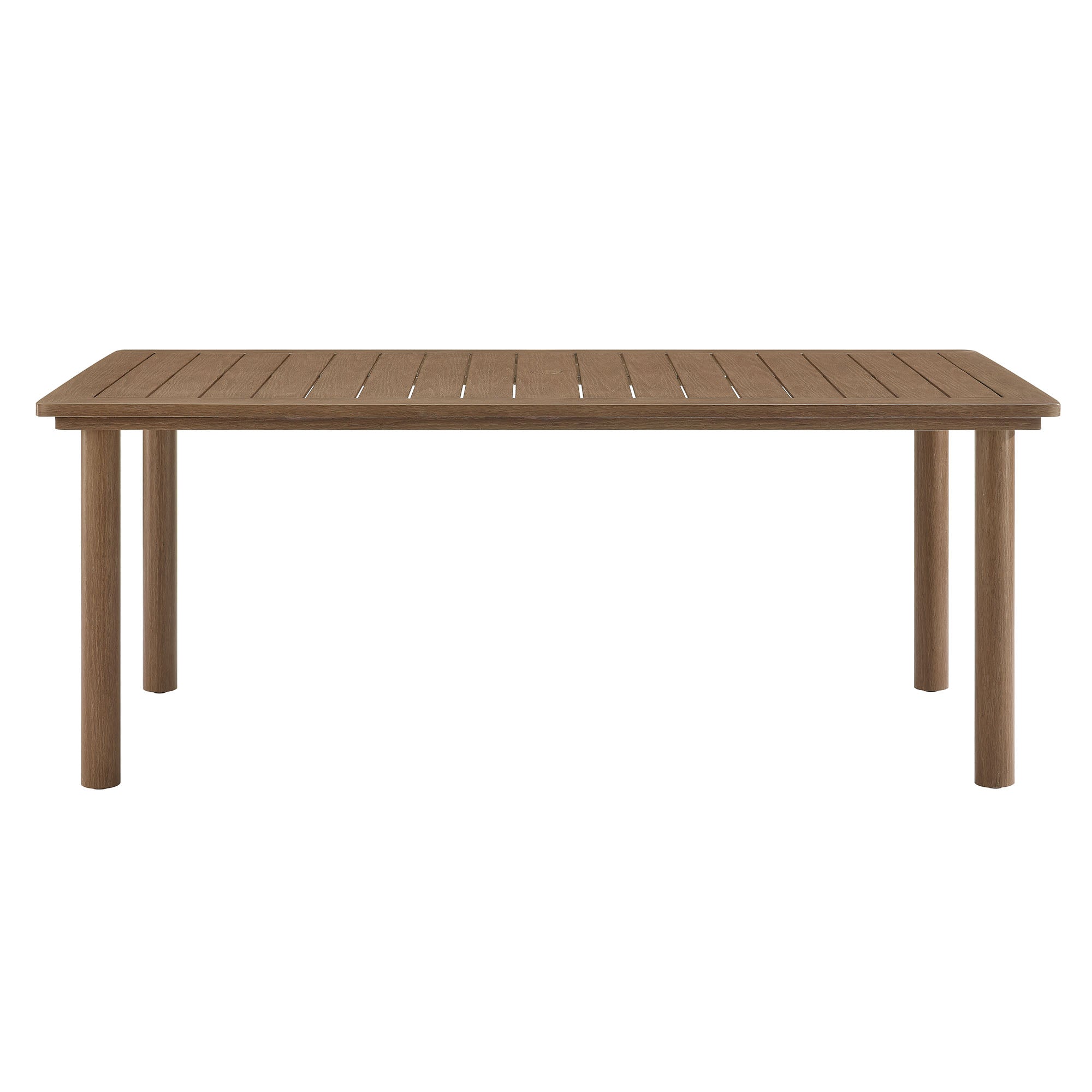 Modway Parkland 76" Outdoor Patio Aluminum Dining Table