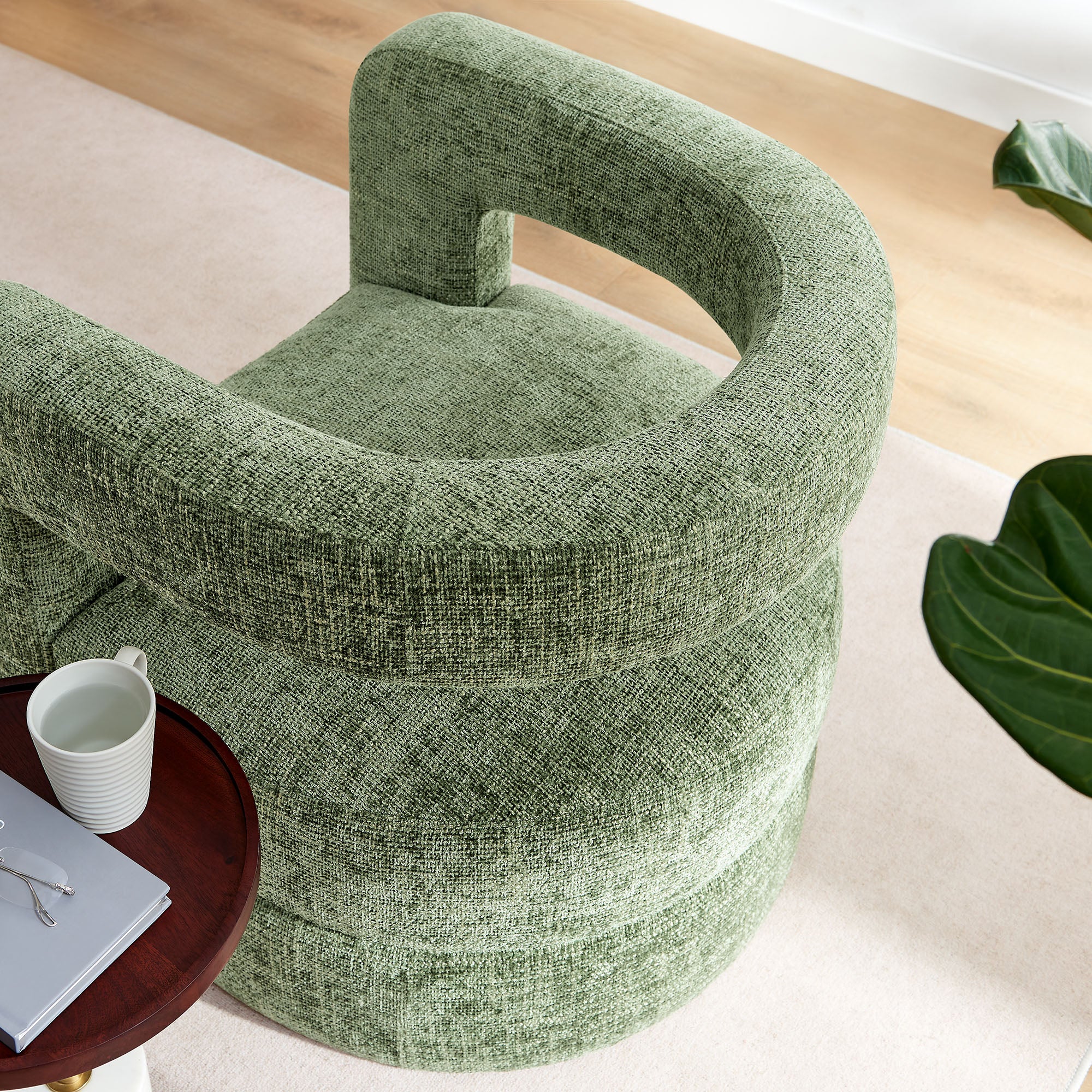 Modway Jaylin Upholstered Chenille Accent Chair