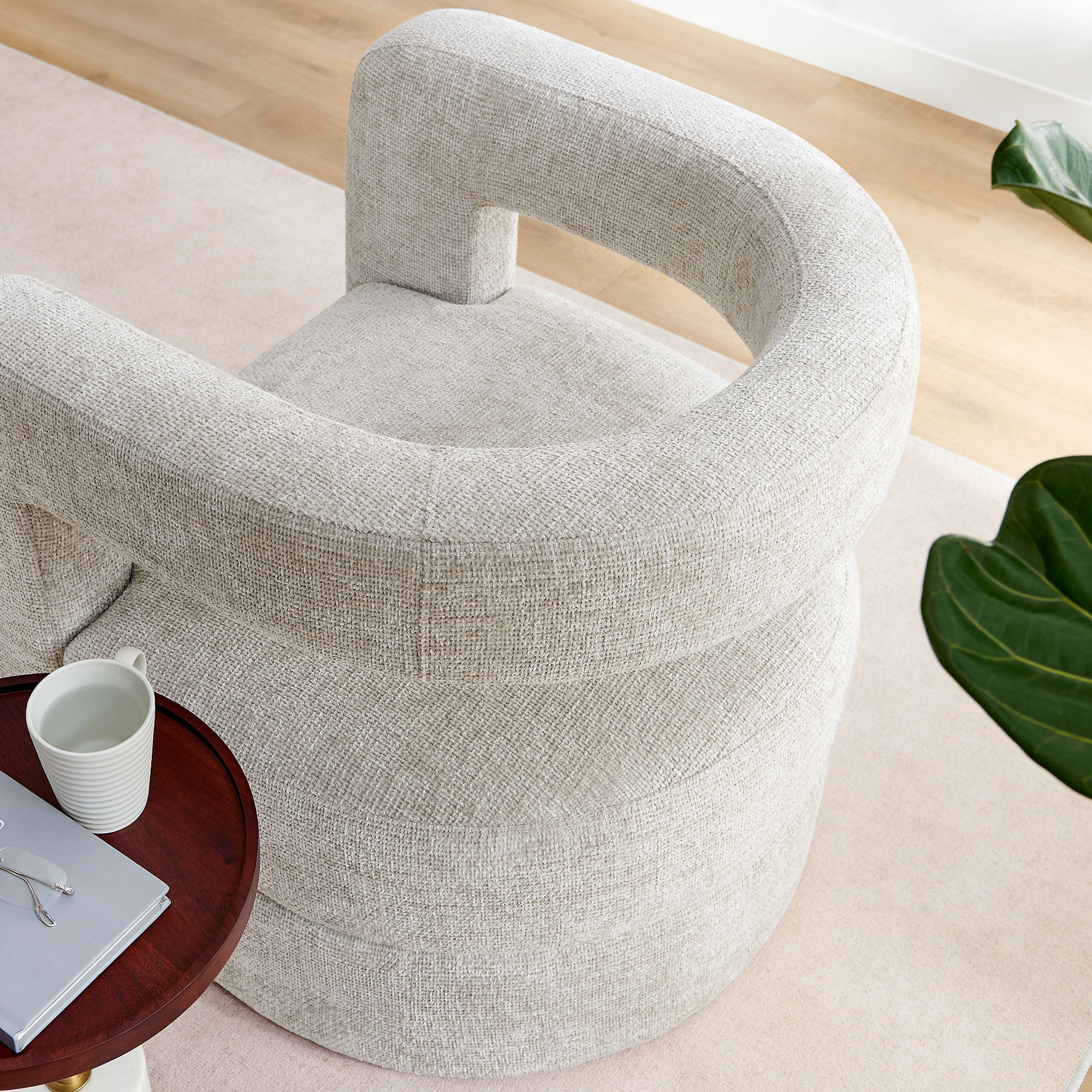 Modway Jaylin Upholstered Chenille Accent Chair