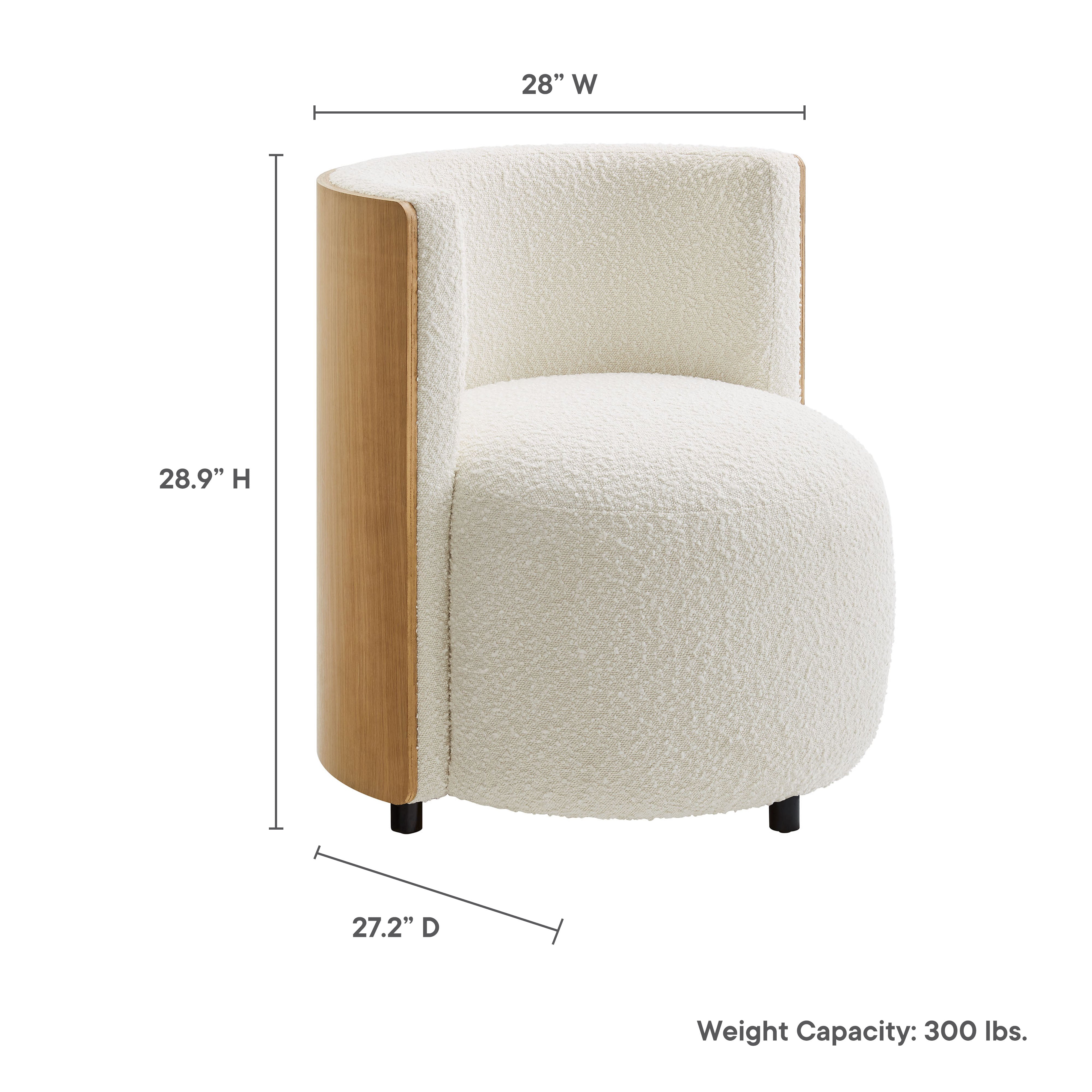 Modway Solis Boucle Accent Chair