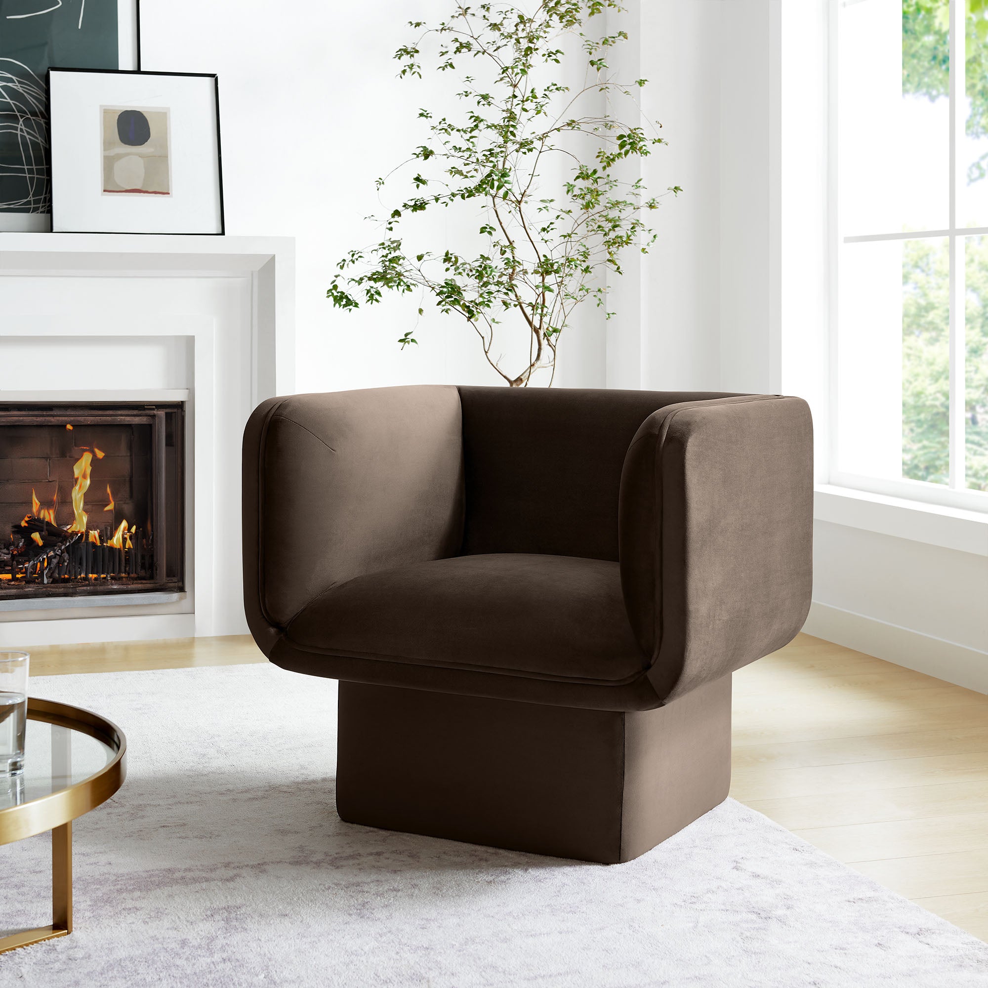 Modway Tate Performance Velvet Accent Chair