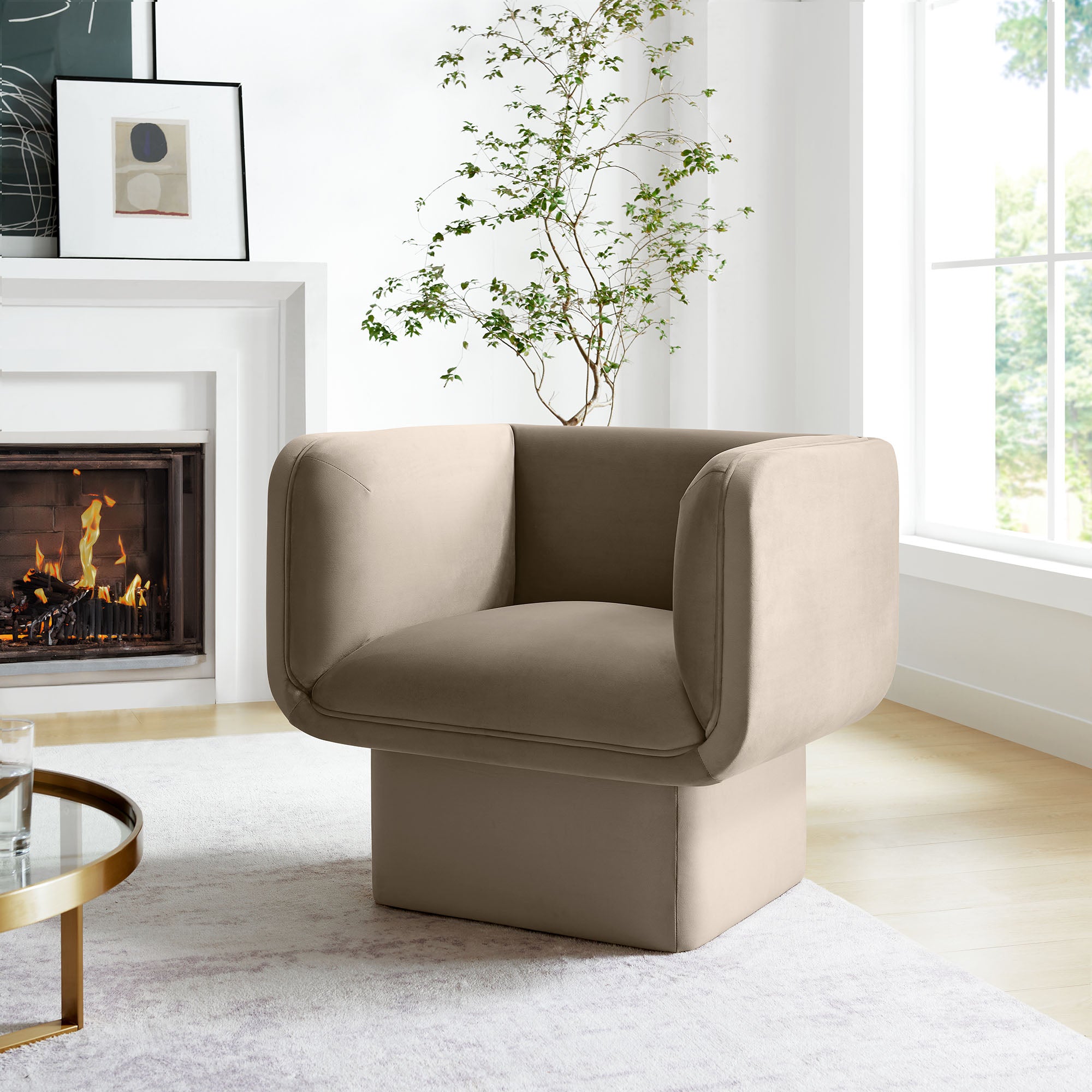 Modway Tate Performance Velvet Accent Chair