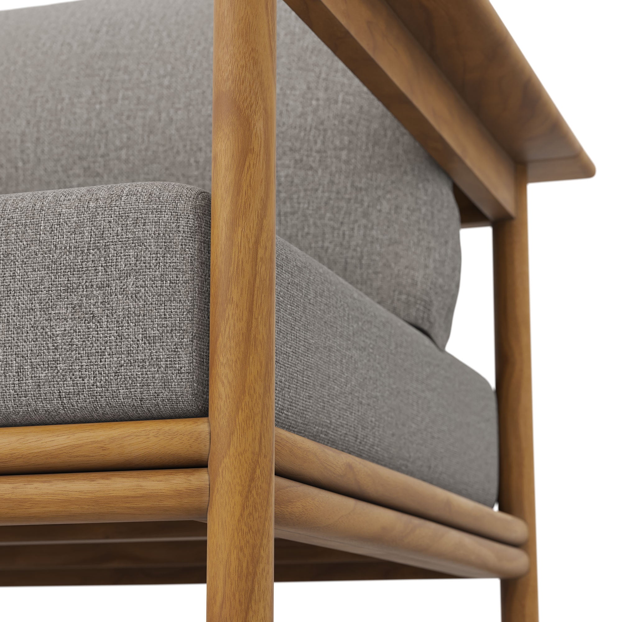 Modway Wren Outdoor Patio Teak Wood Armchair