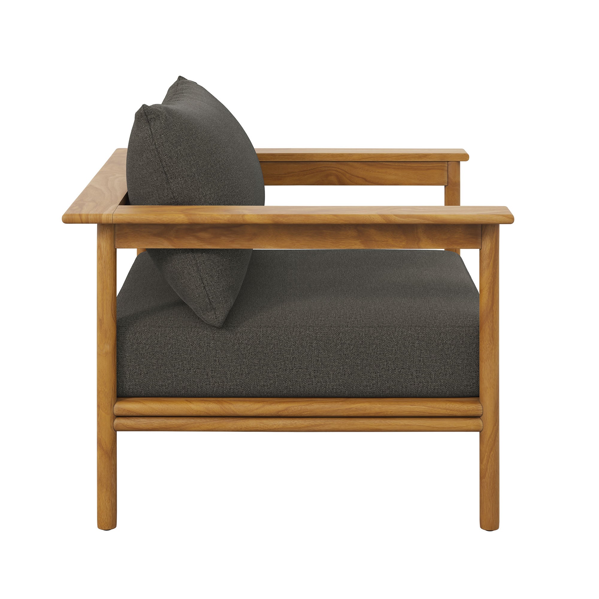 Modway Wren Outdoor Patio Teak Wood Armchair Set of 2