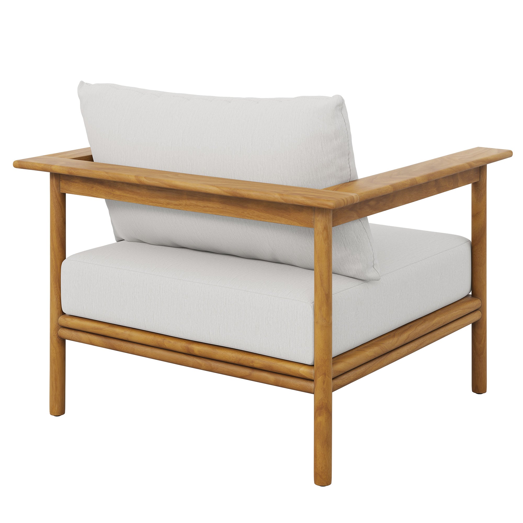 Modway Wren Outdoor Patio Teak Wood Armchair