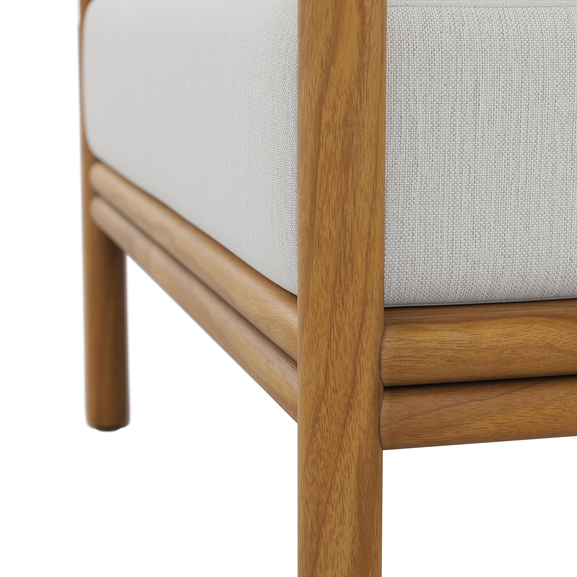 Modway Wren Outdoor Patio Teak Wood Armchair Set of 2