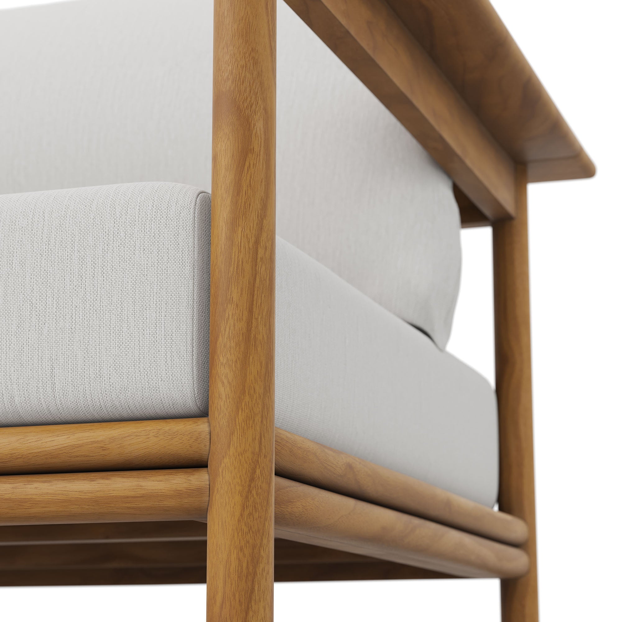 Modway Wren Outdoor Patio Teak Wood Armchair