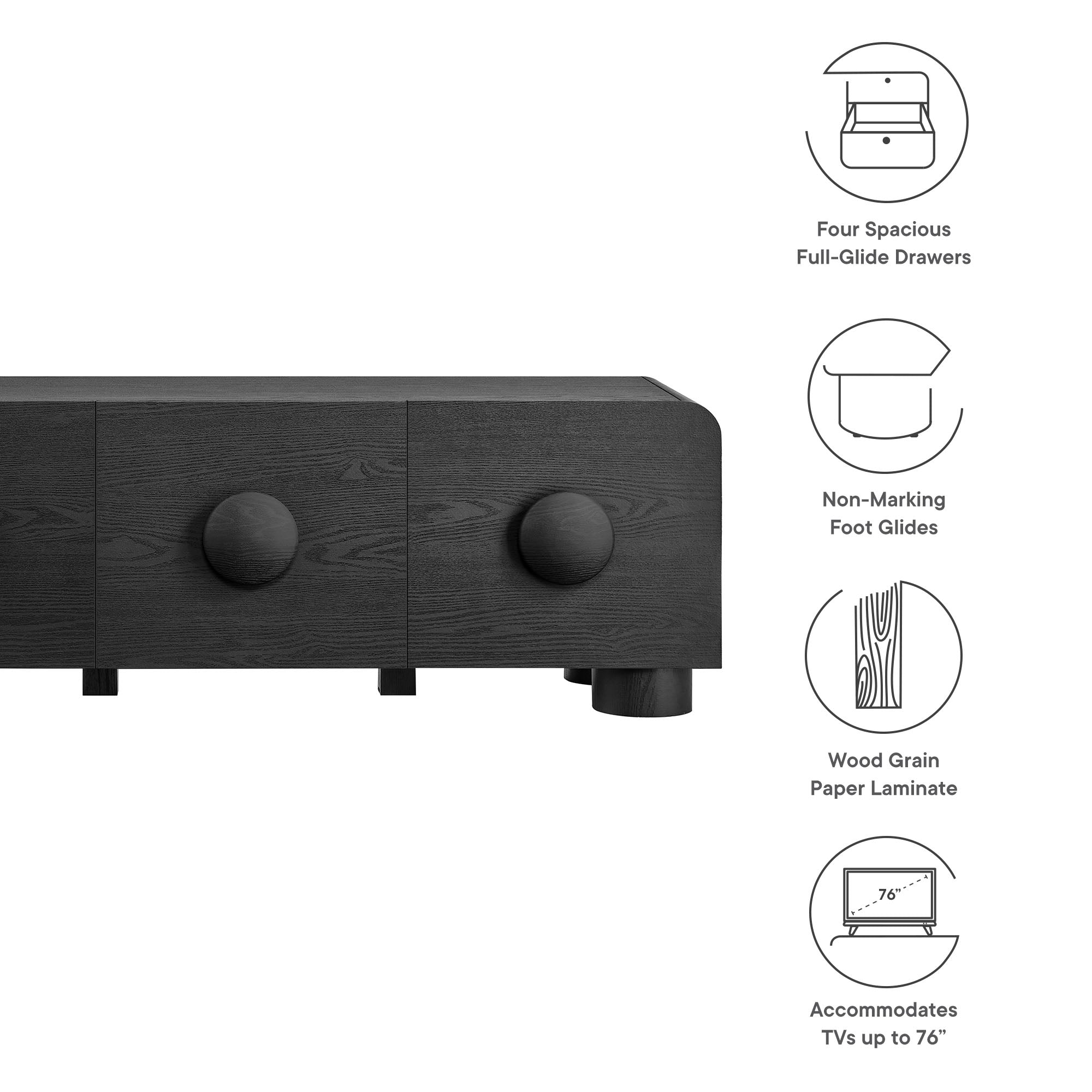 Modway Sonnet 69" Low Profile TV Stand