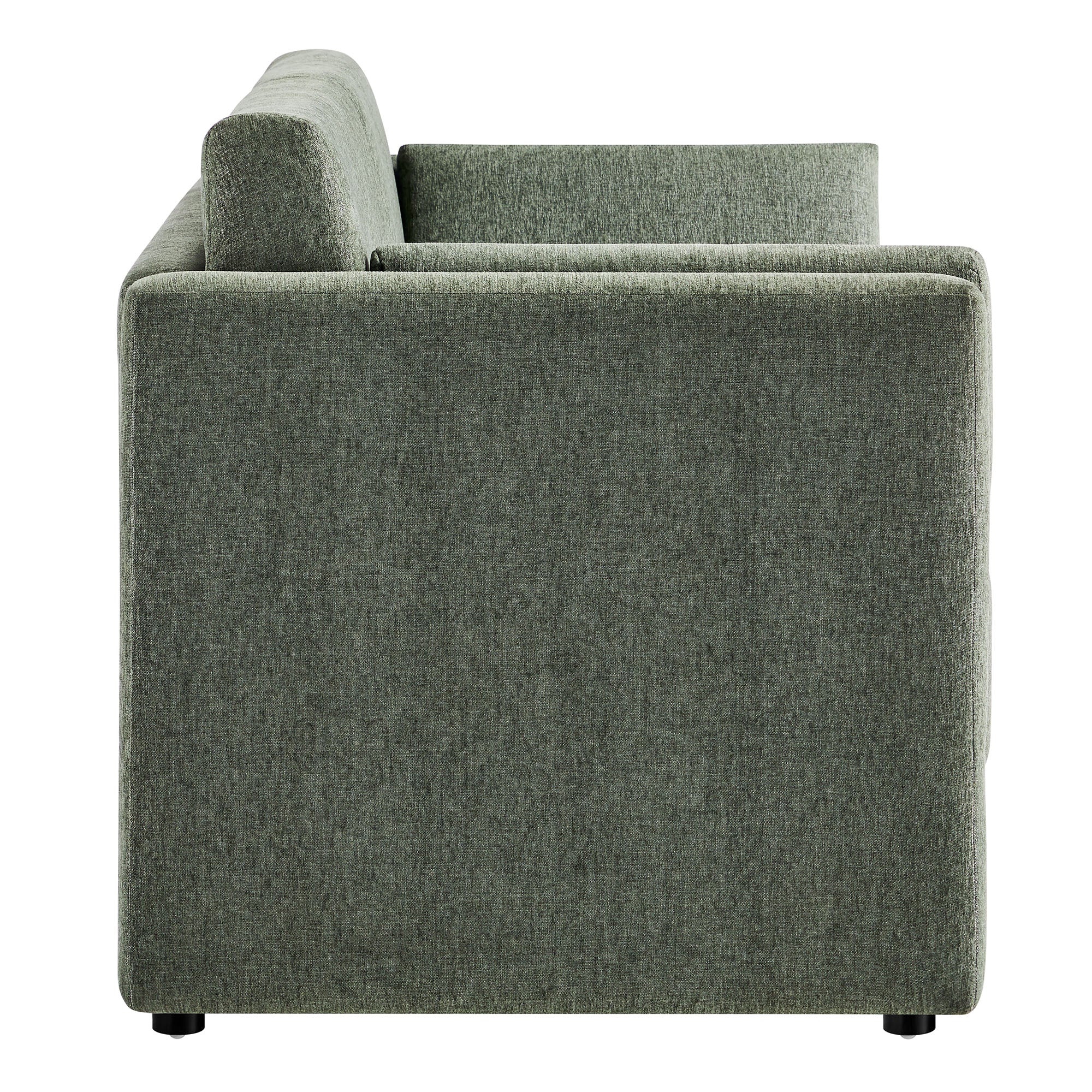 Modway Linden Upholstered Heathered Chenille Sofa