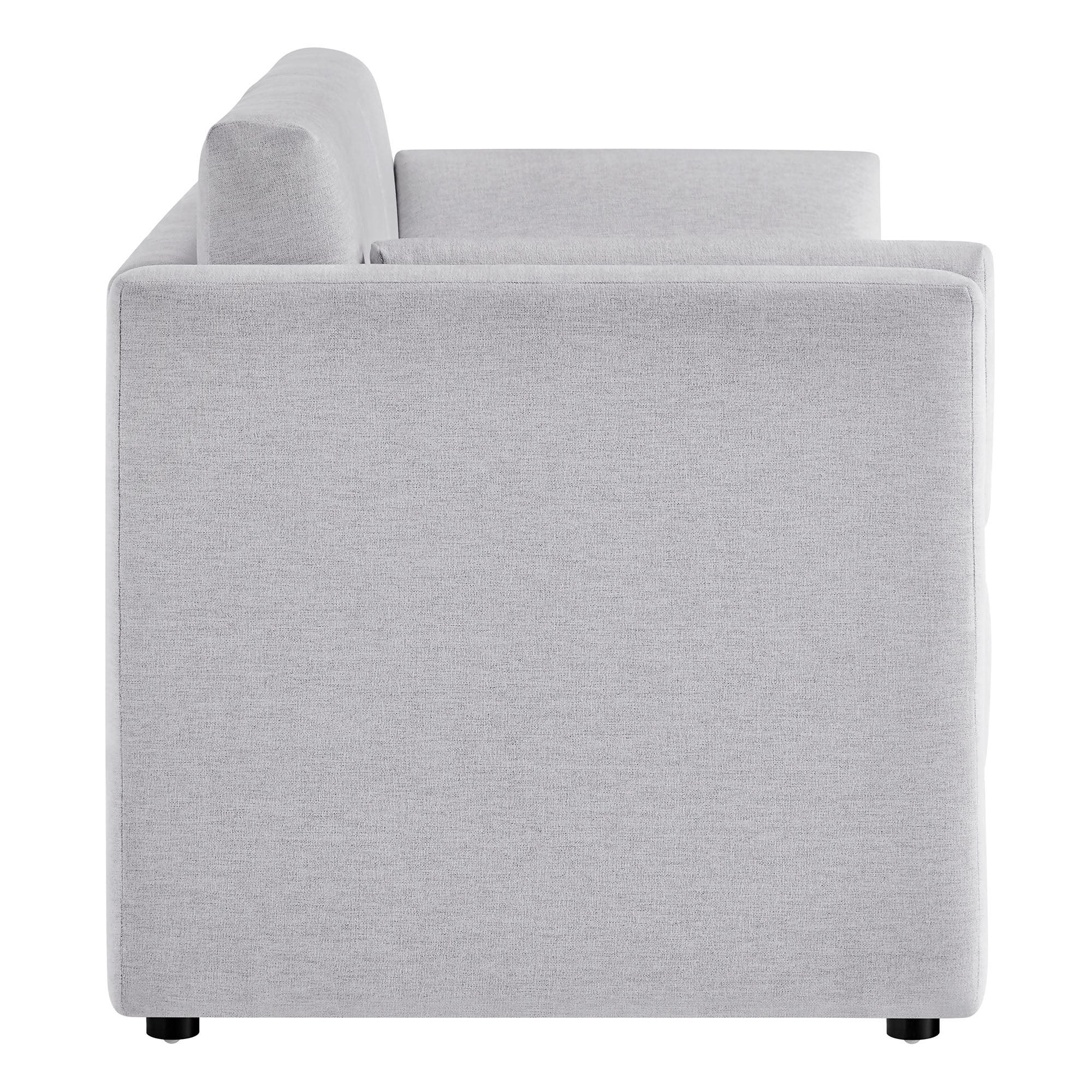 Modway Linden Upholstered Heathered Chenille Sofa