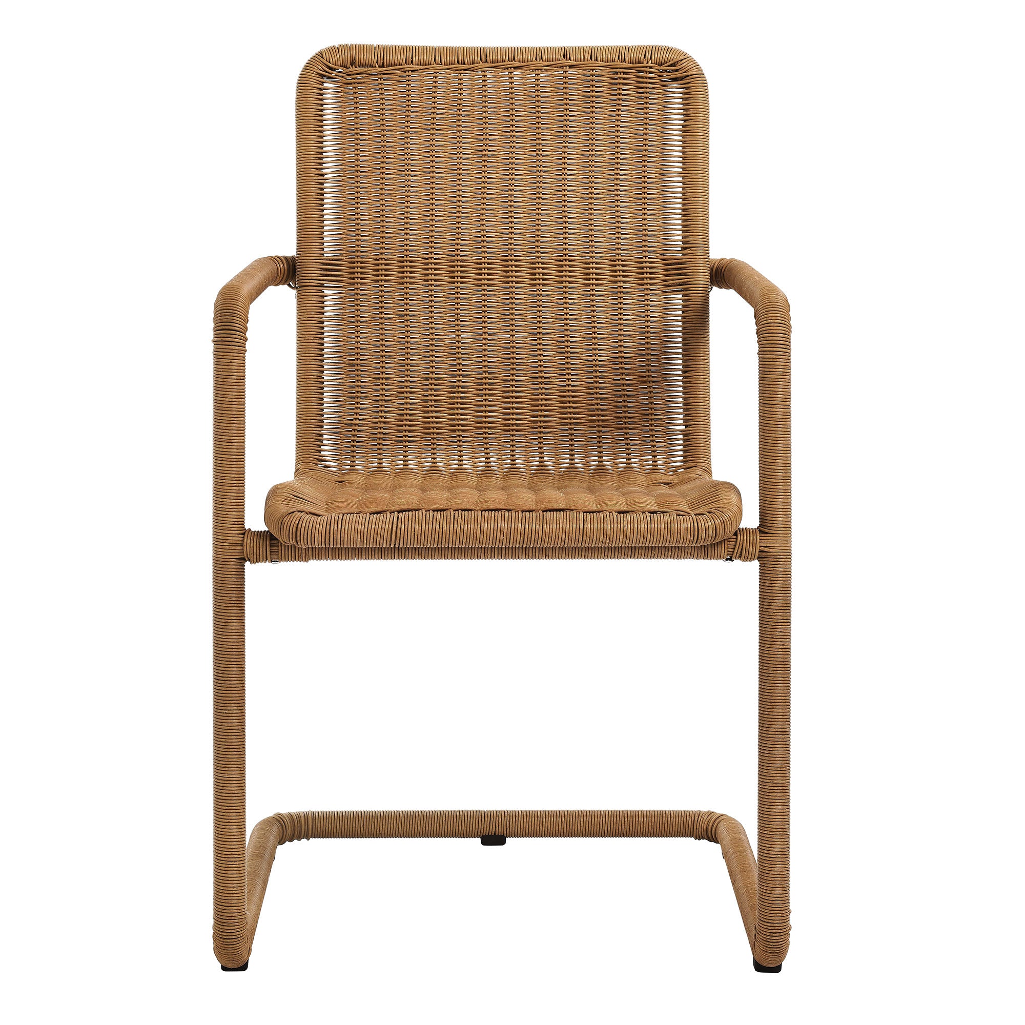Modway Abacus Outdoor Patio Wicker Dining Chairs Set of 2