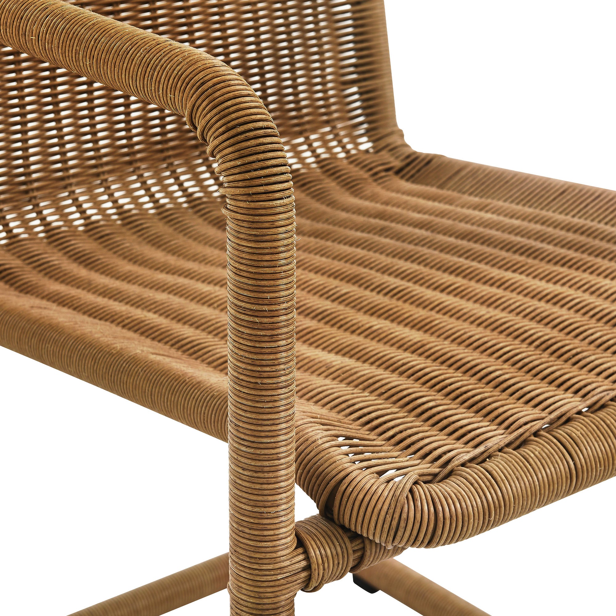 Modway Abacus Outdoor Patio Wicker Dining Chairs Set of 2