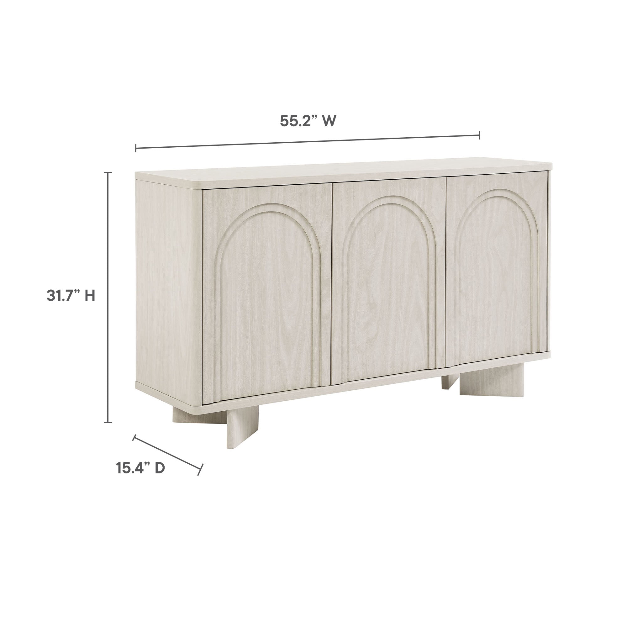 Modway Flux Arched 3-Door Sideboard
