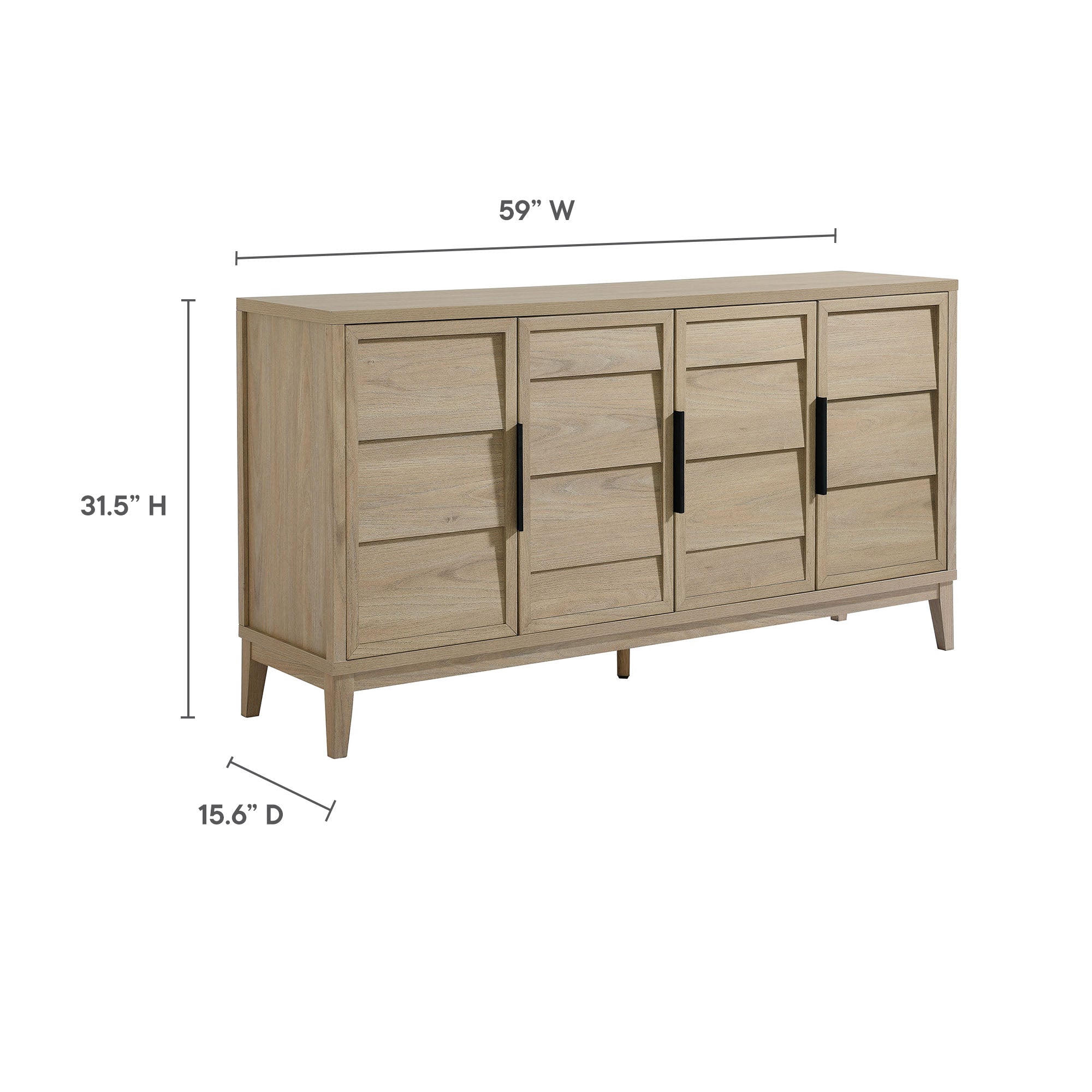 Modway Sinya 4-Door Sideboard