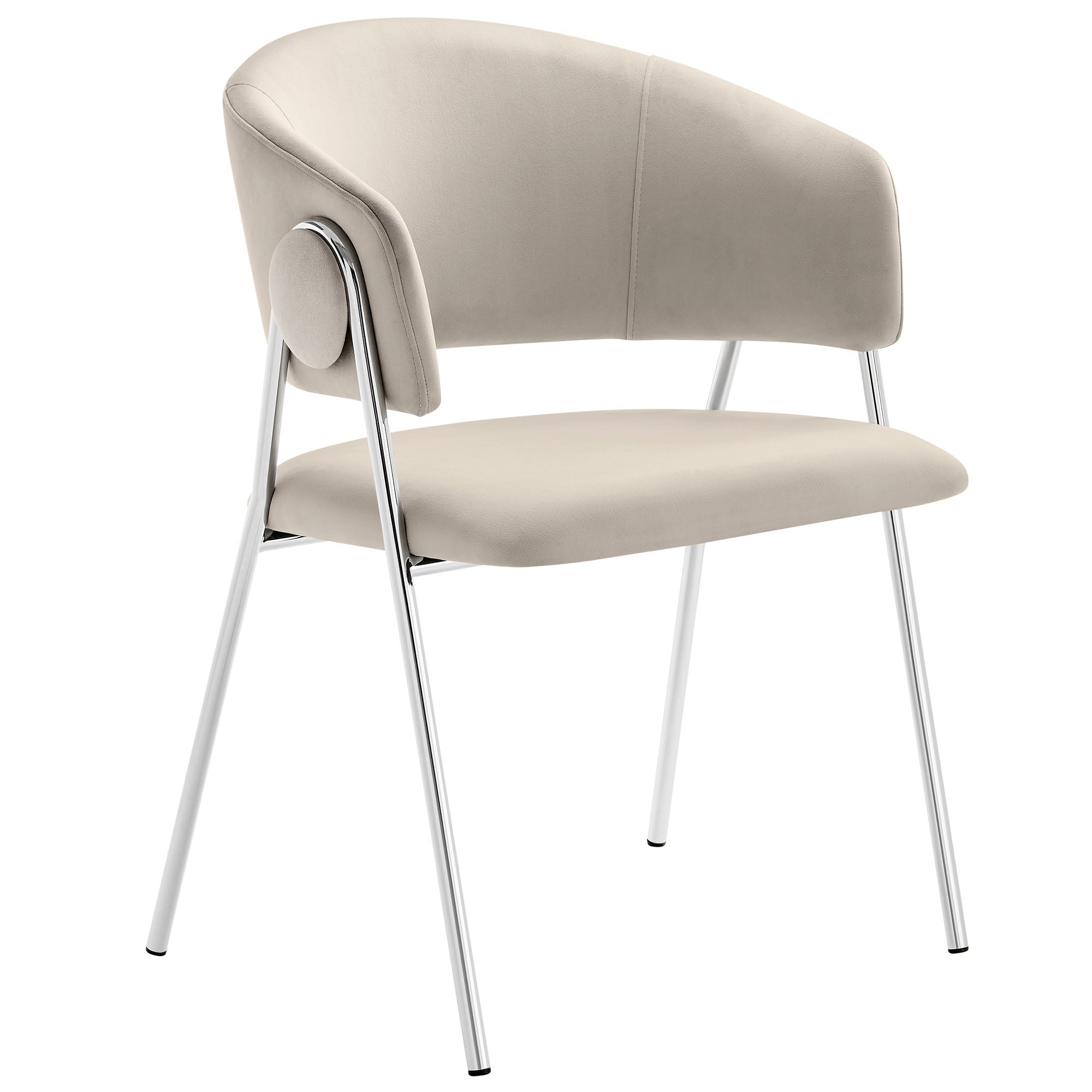 Modway Nella Upholstered Performance Velvet Dining Chair Set of 2