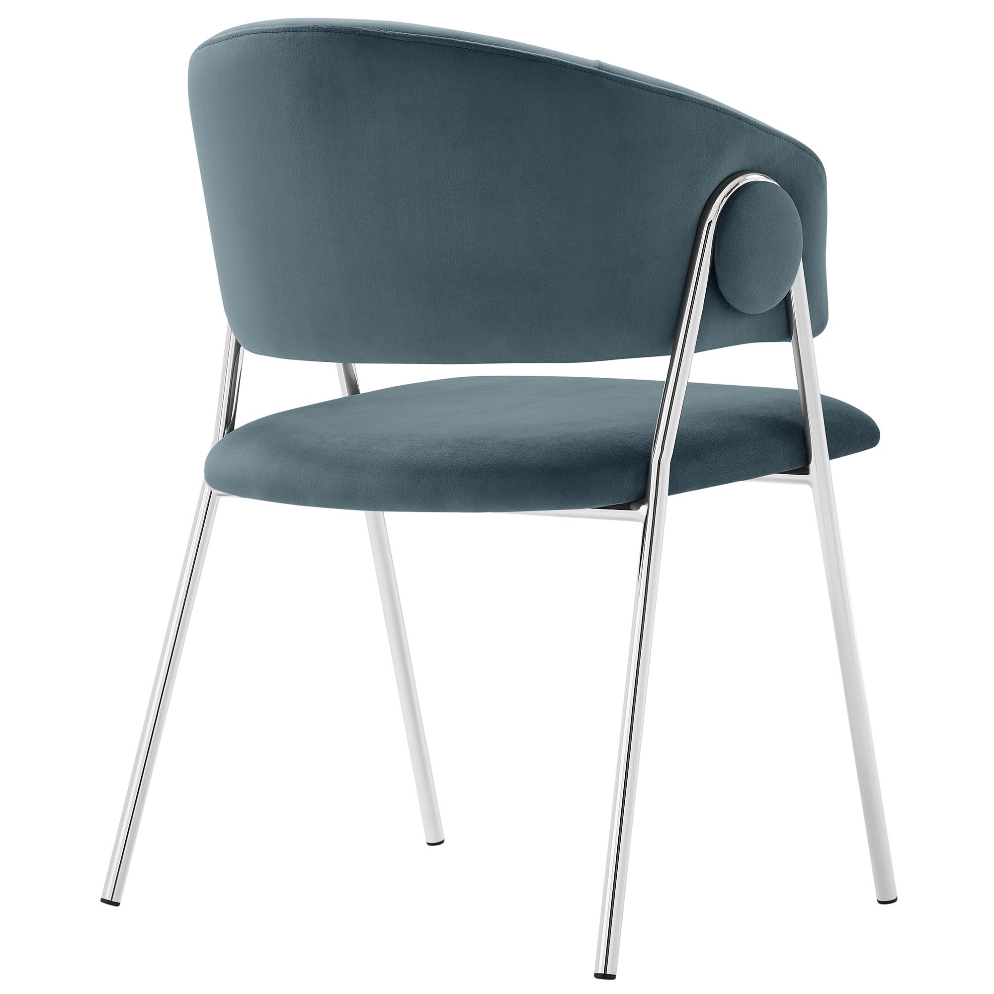 Modway Nella Upholstered Performance Velvet Dining Chair Set of 2