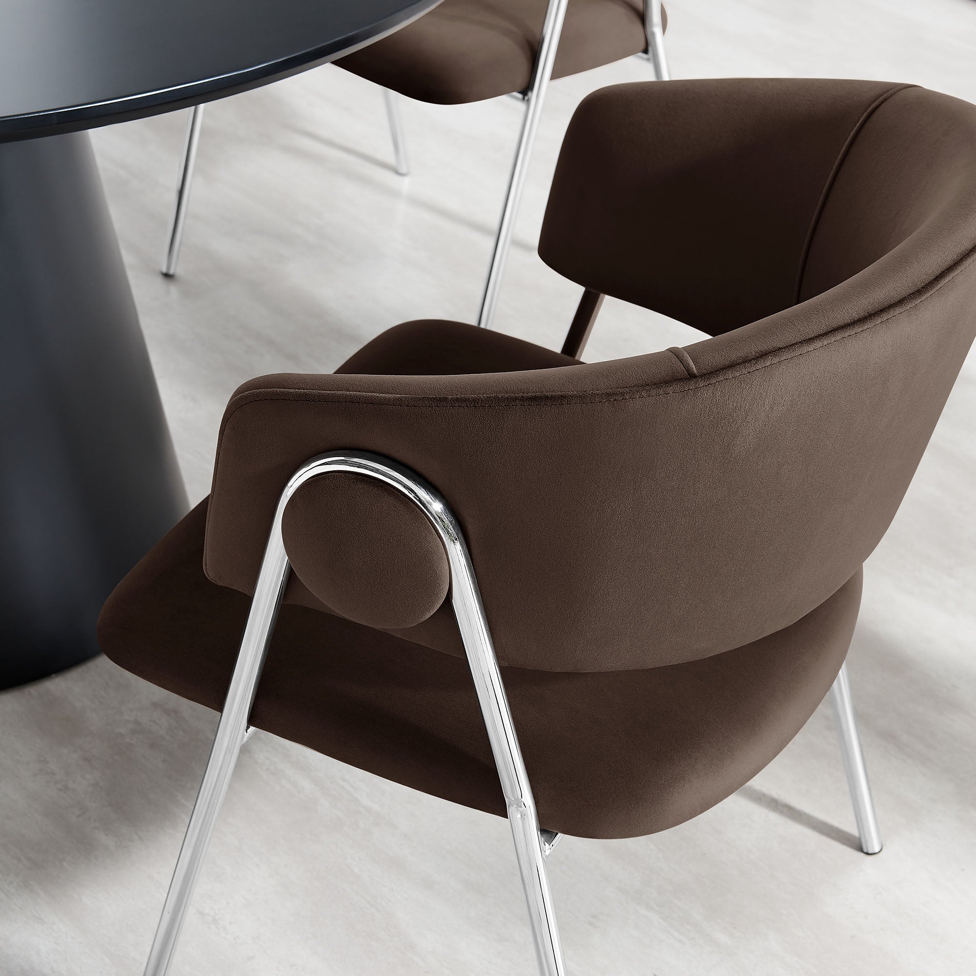 Modway Nella Upholstered Performance Velvet Dining Chair Set of 2