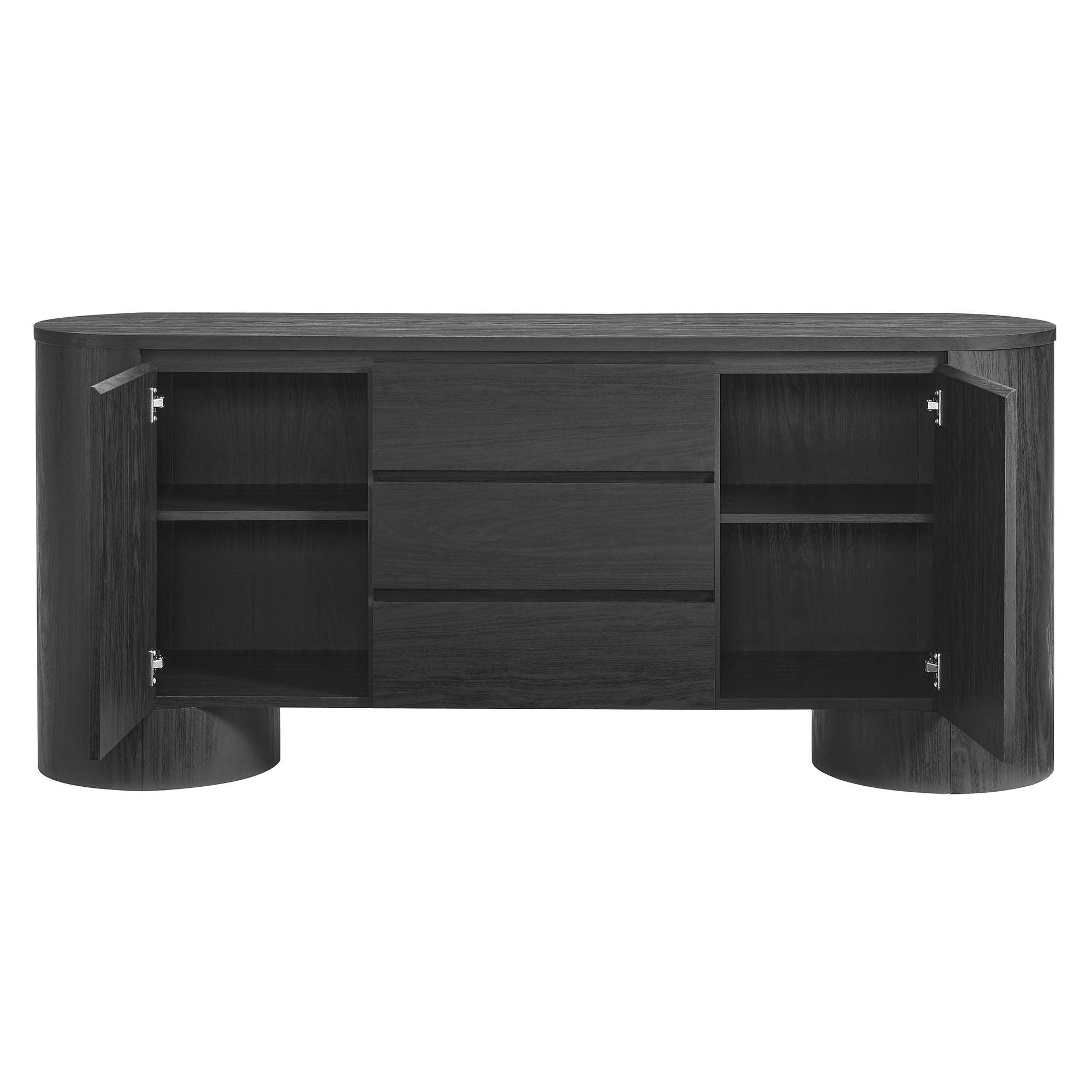 Modway Duval 71" Rounded Sideboard Storage Cabinet