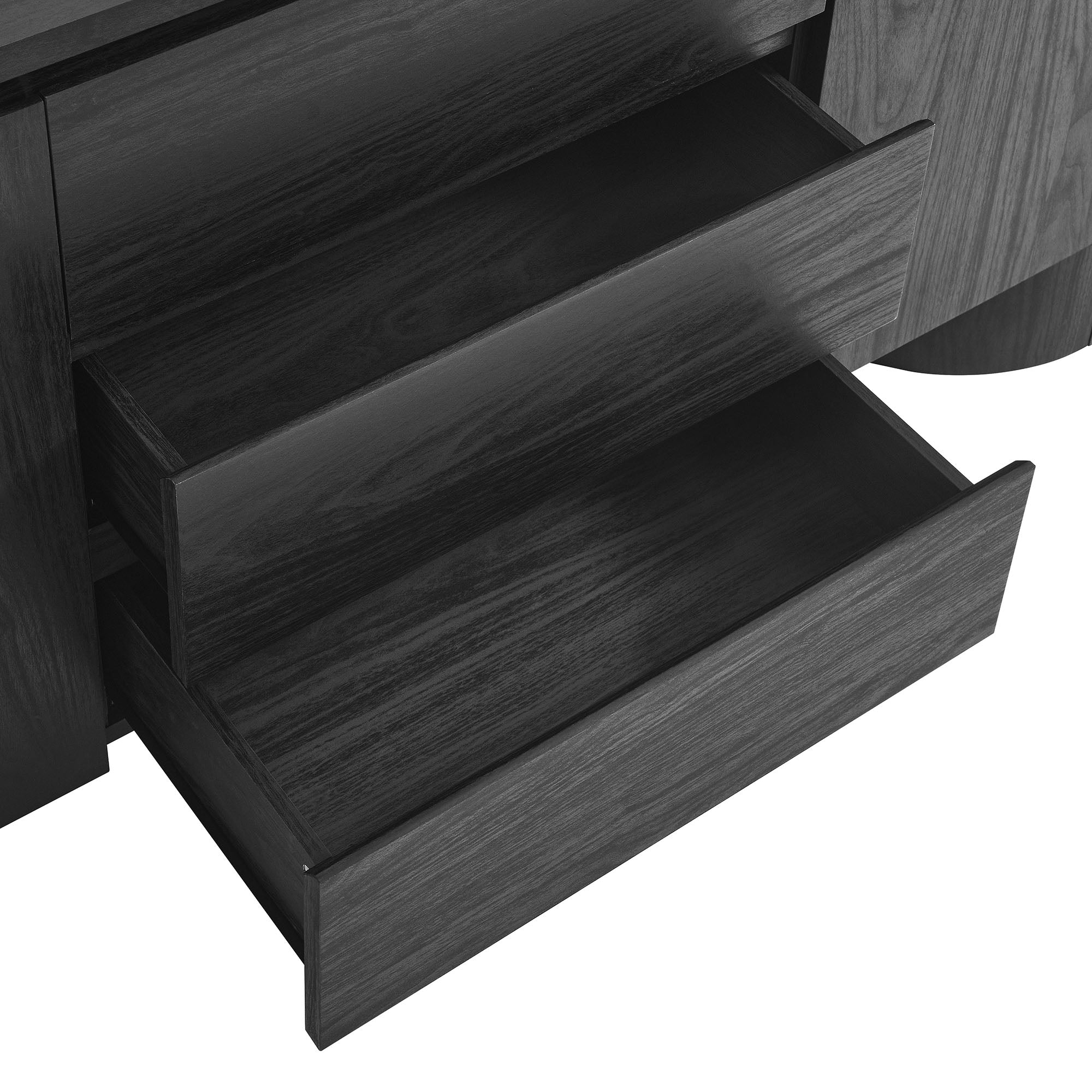 Modway Duval 71" Rounded Sideboard Storage Cabinet