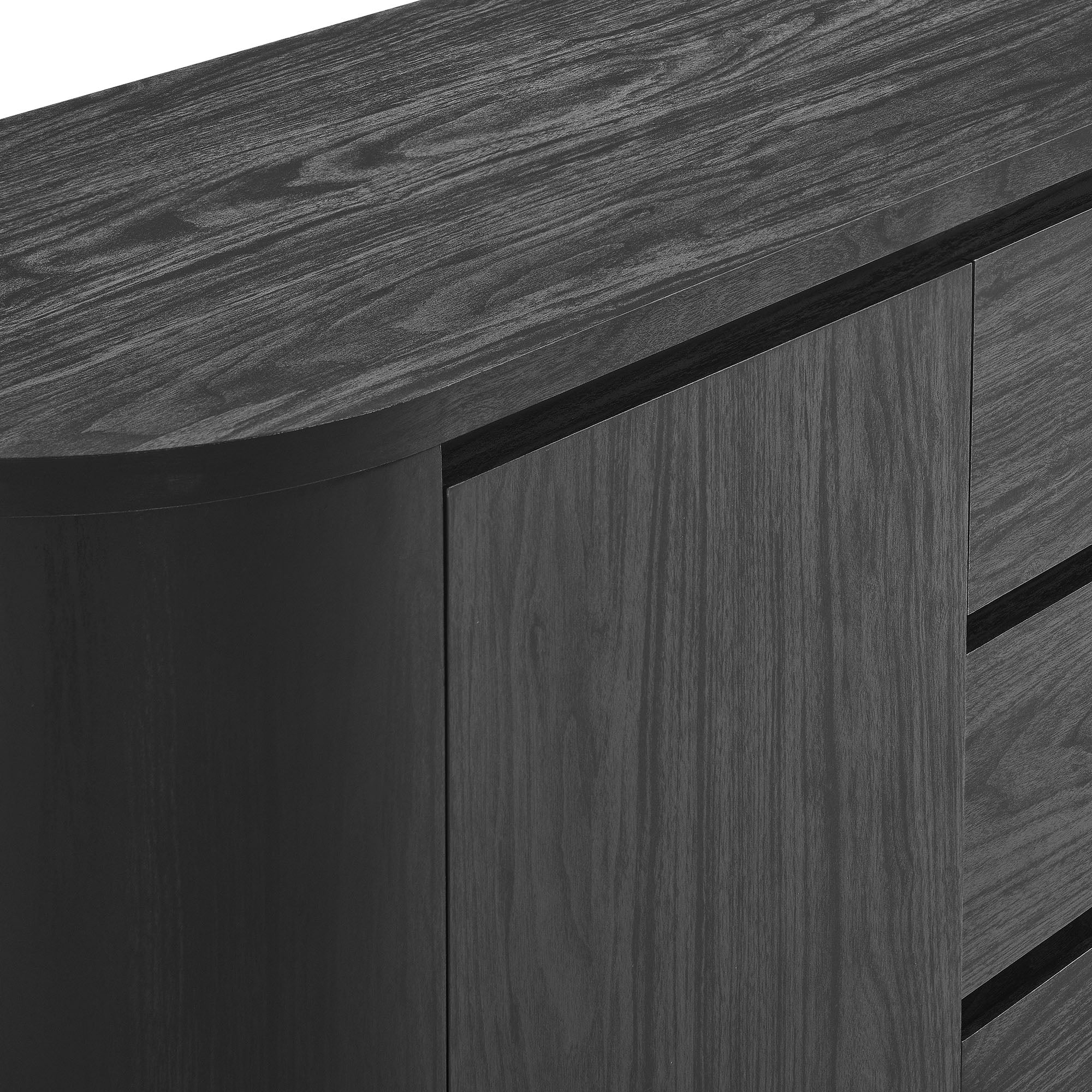 Modway Duval 71" Rounded Sideboard Storage Cabinet