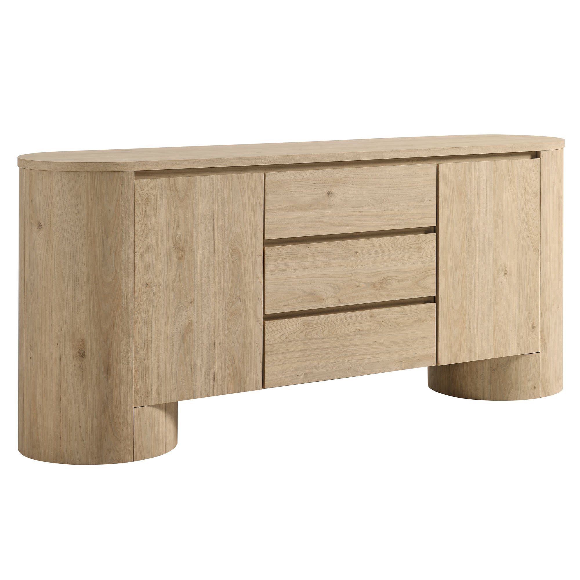 Modway Duval 71" Rounded Sideboard Storage Cabinet