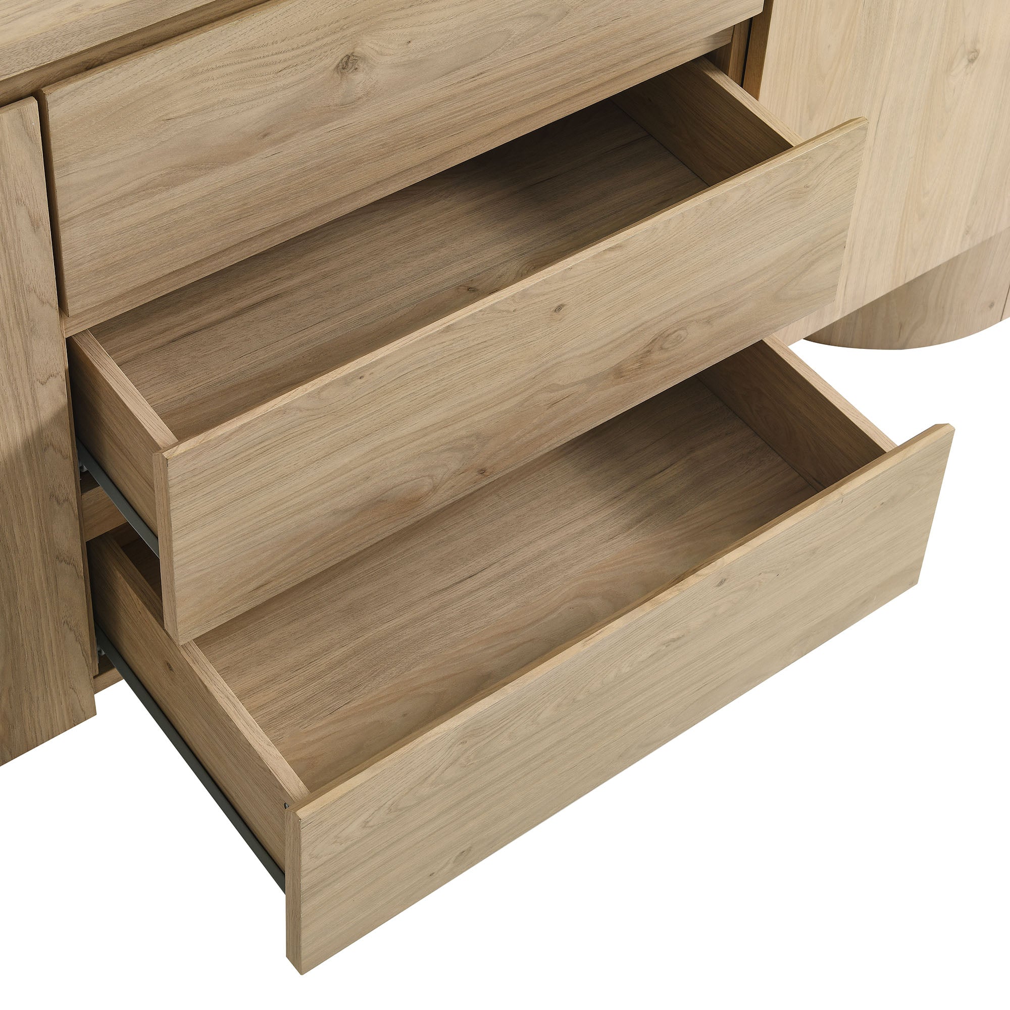 Modway Duval 71" Rounded Sideboard Storage Cabinet