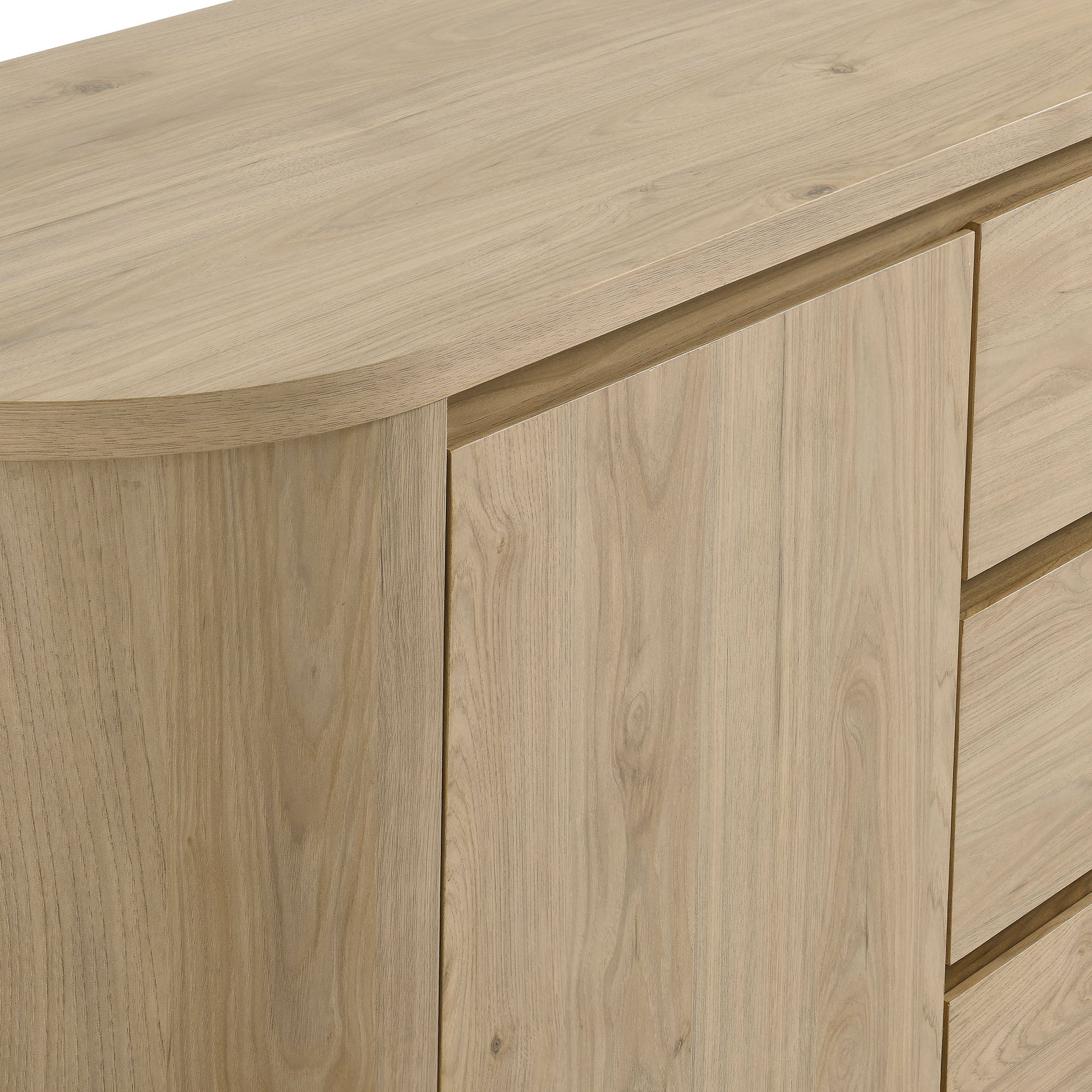 Modway Duval 71" Rounded Sideboard Storage Cabinet