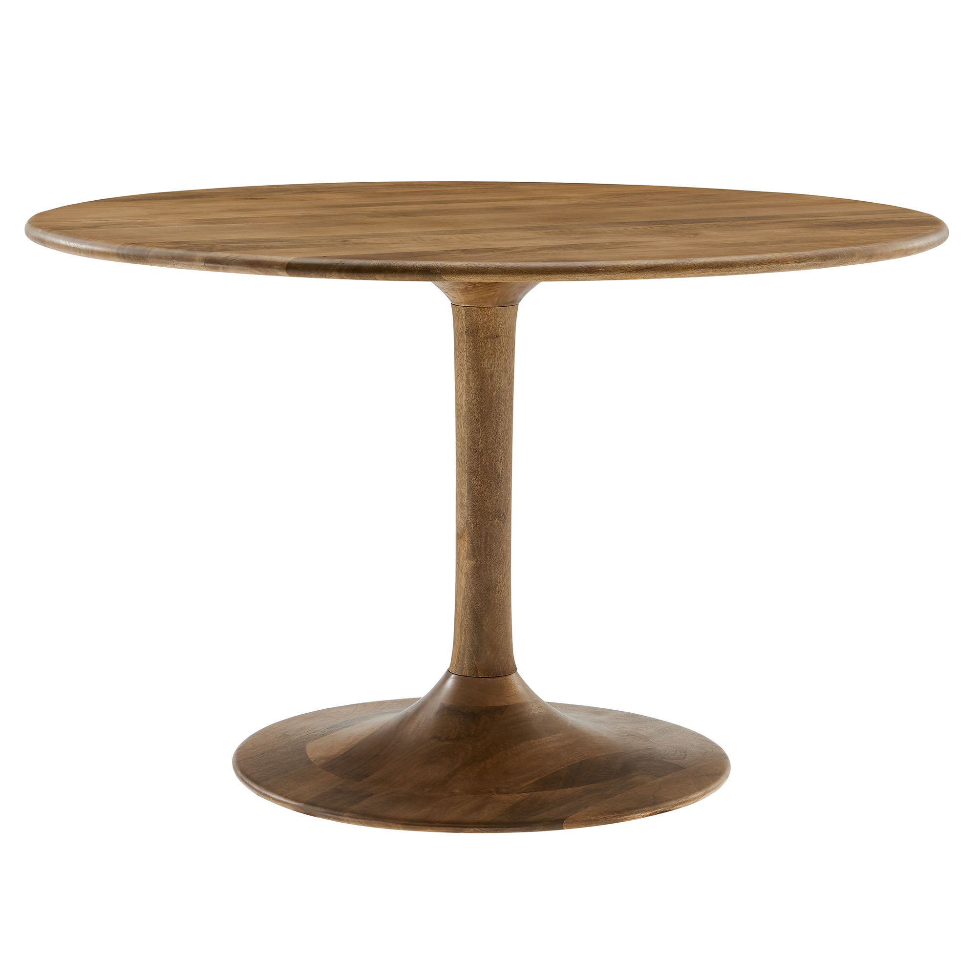 Modway Lippa 48" Round Solid Wood Dining Table
