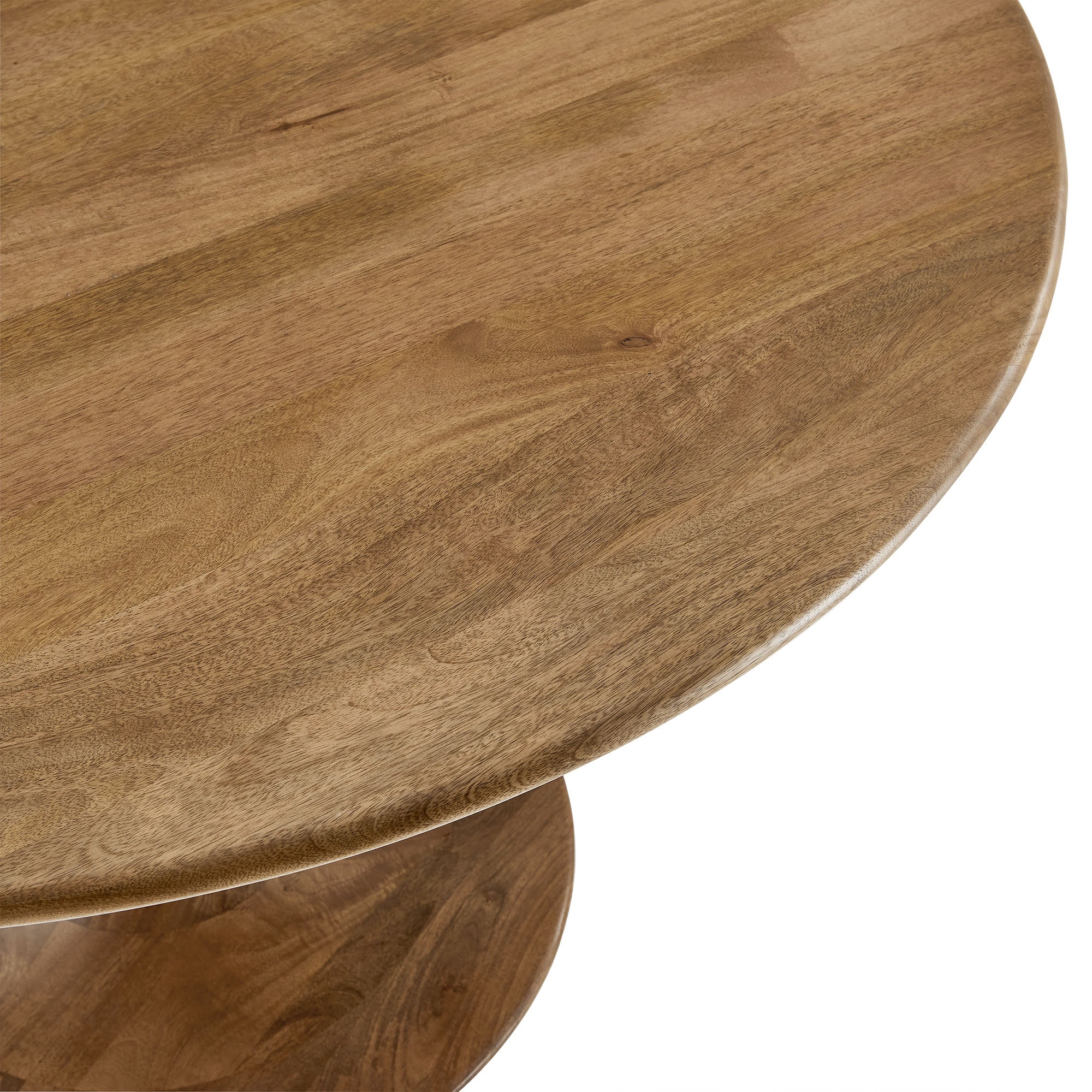 Modway Lippa 48" Round Solid Wood Dining Table