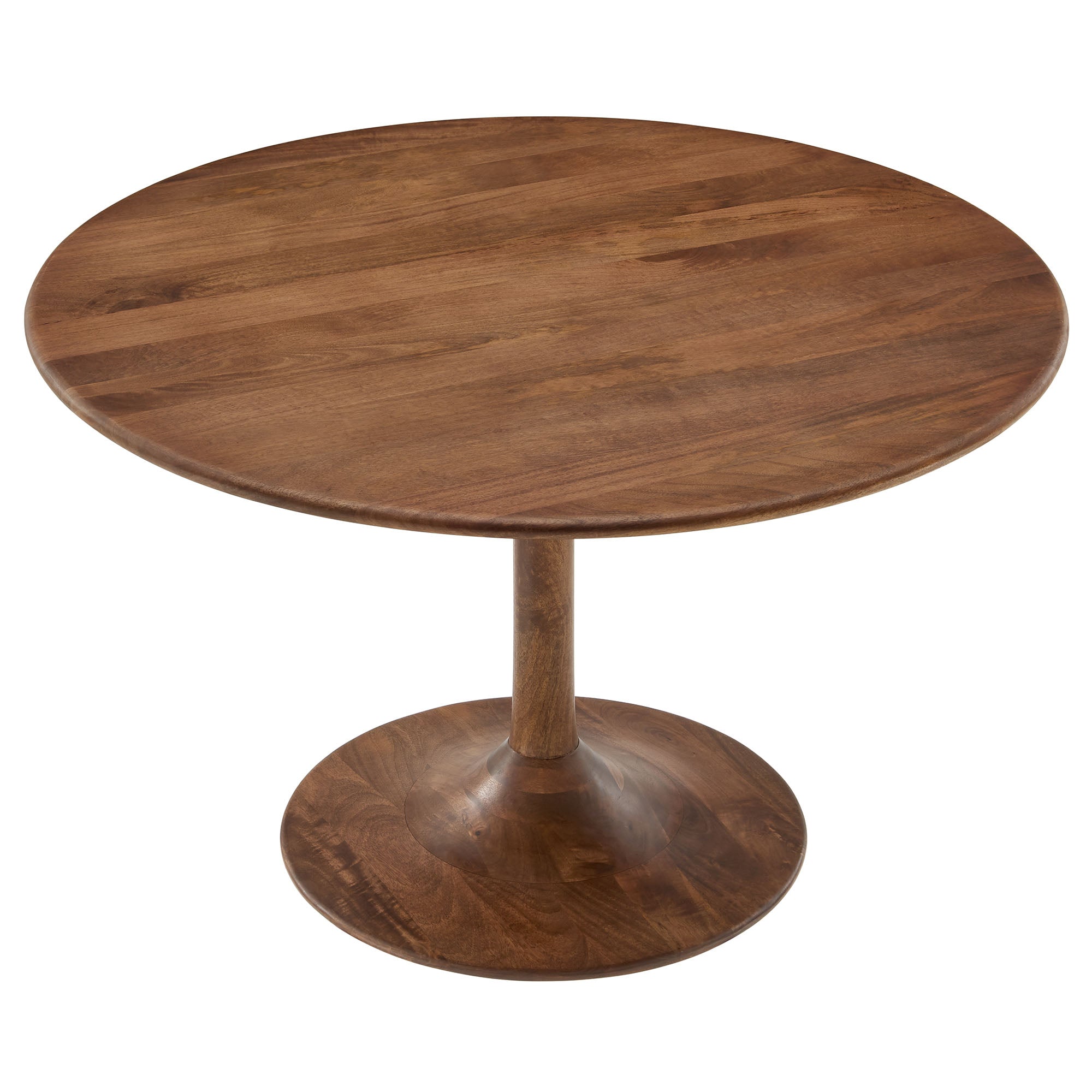 Modway Lippa 48" Round Solid Wood Dining Table