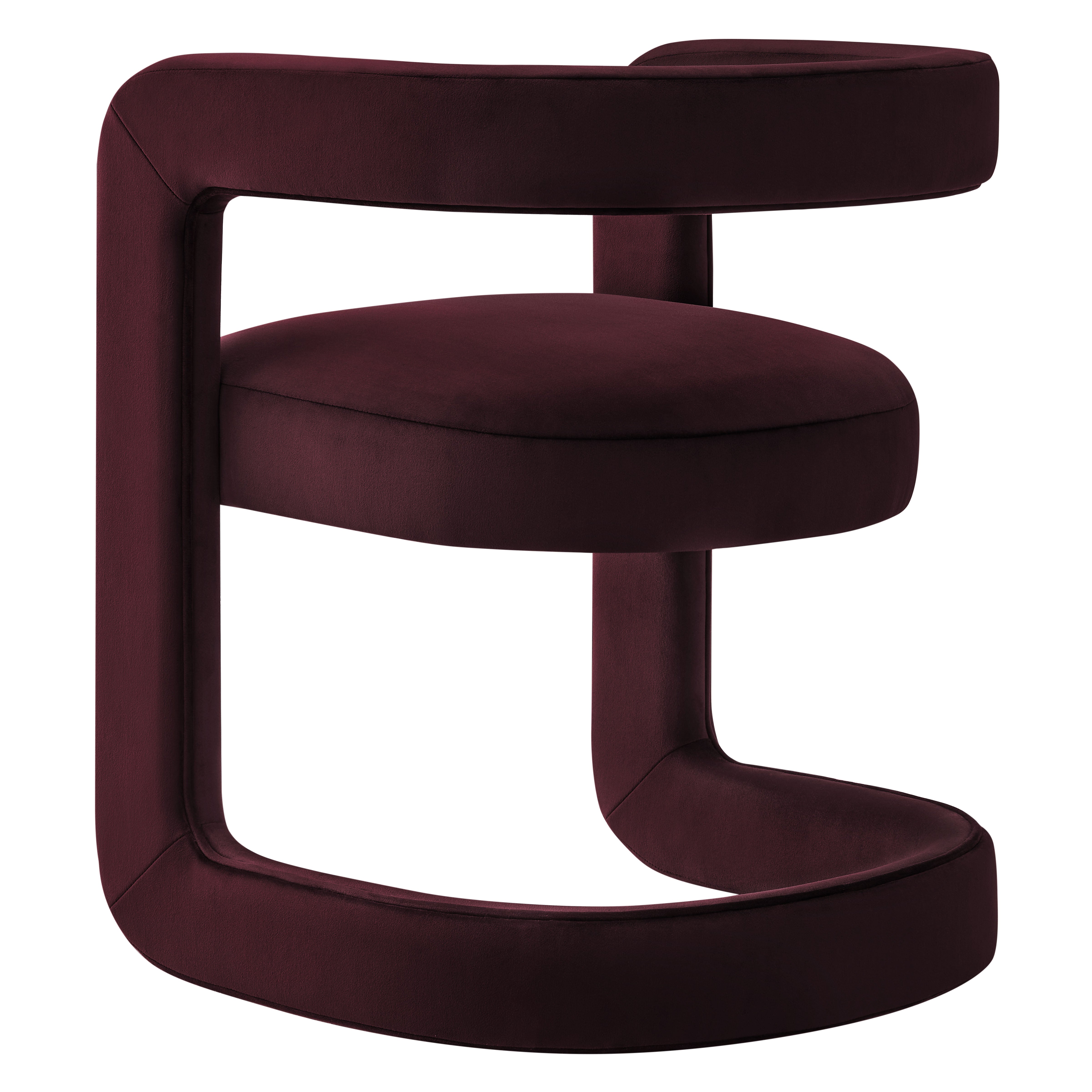 Modway Winslow Barrel Performance Velvet Dining Chair