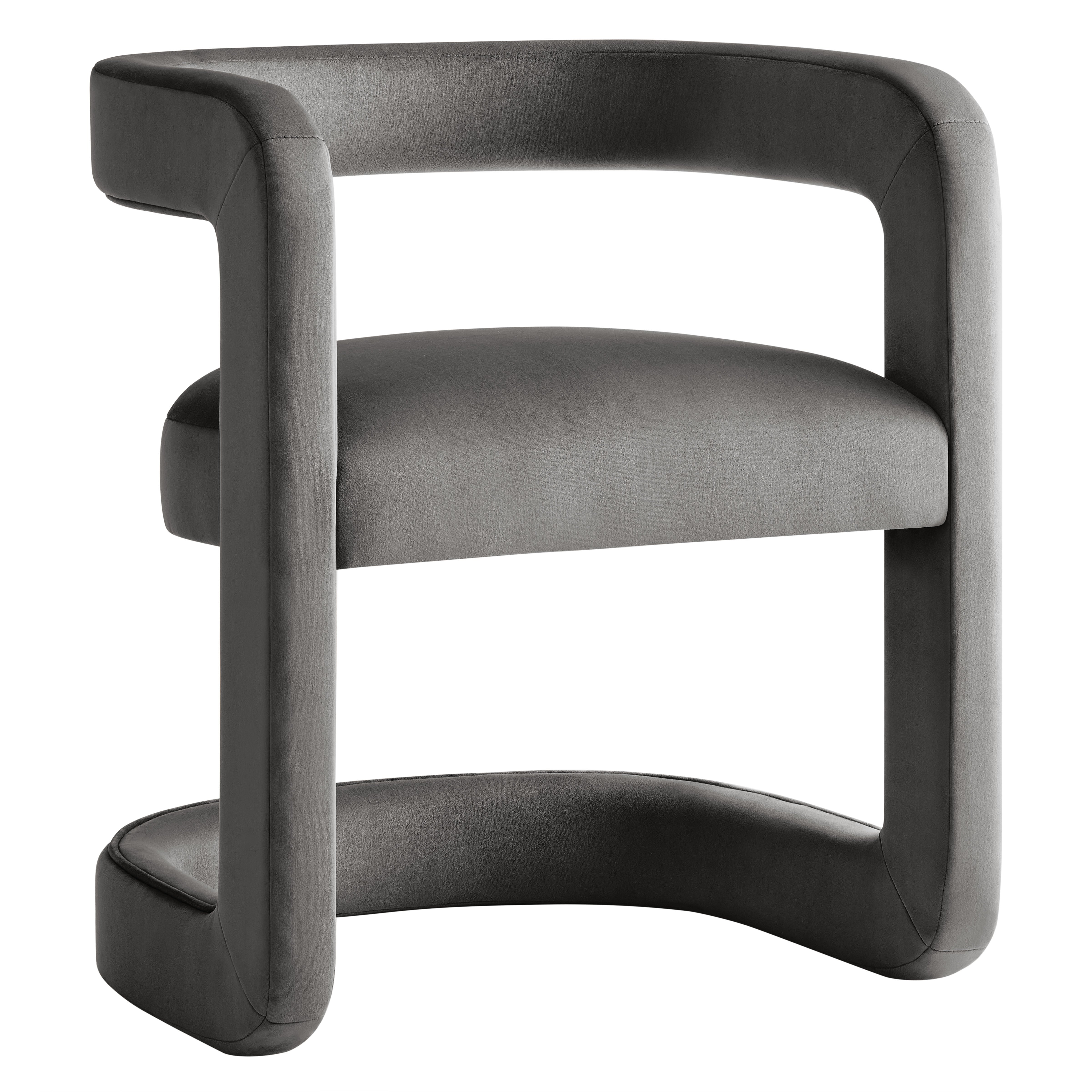 Modway Winslow Barrel Performance Velvet Dining Chair