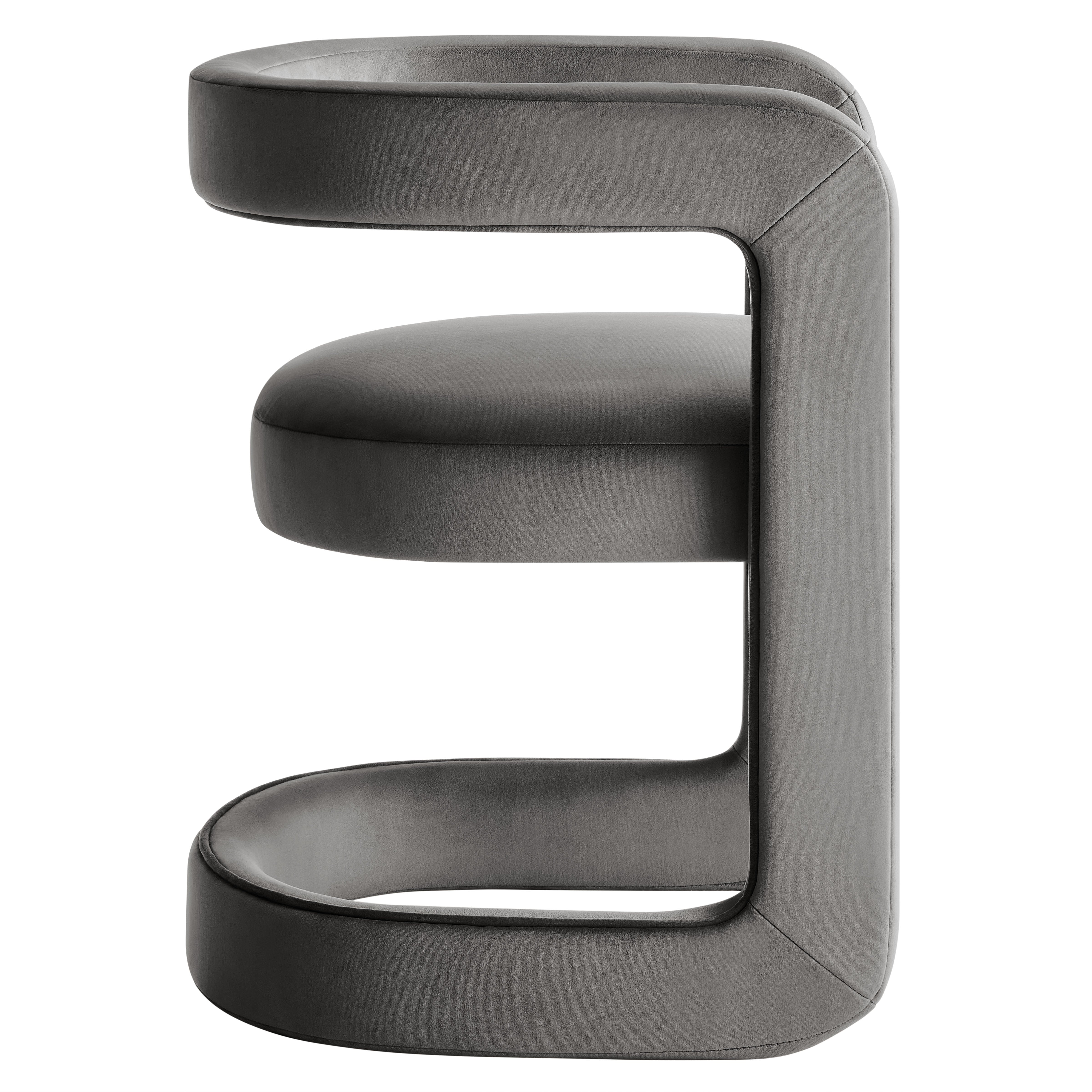 Modway Winslow Barrel Performance Velvet Dining Chair
