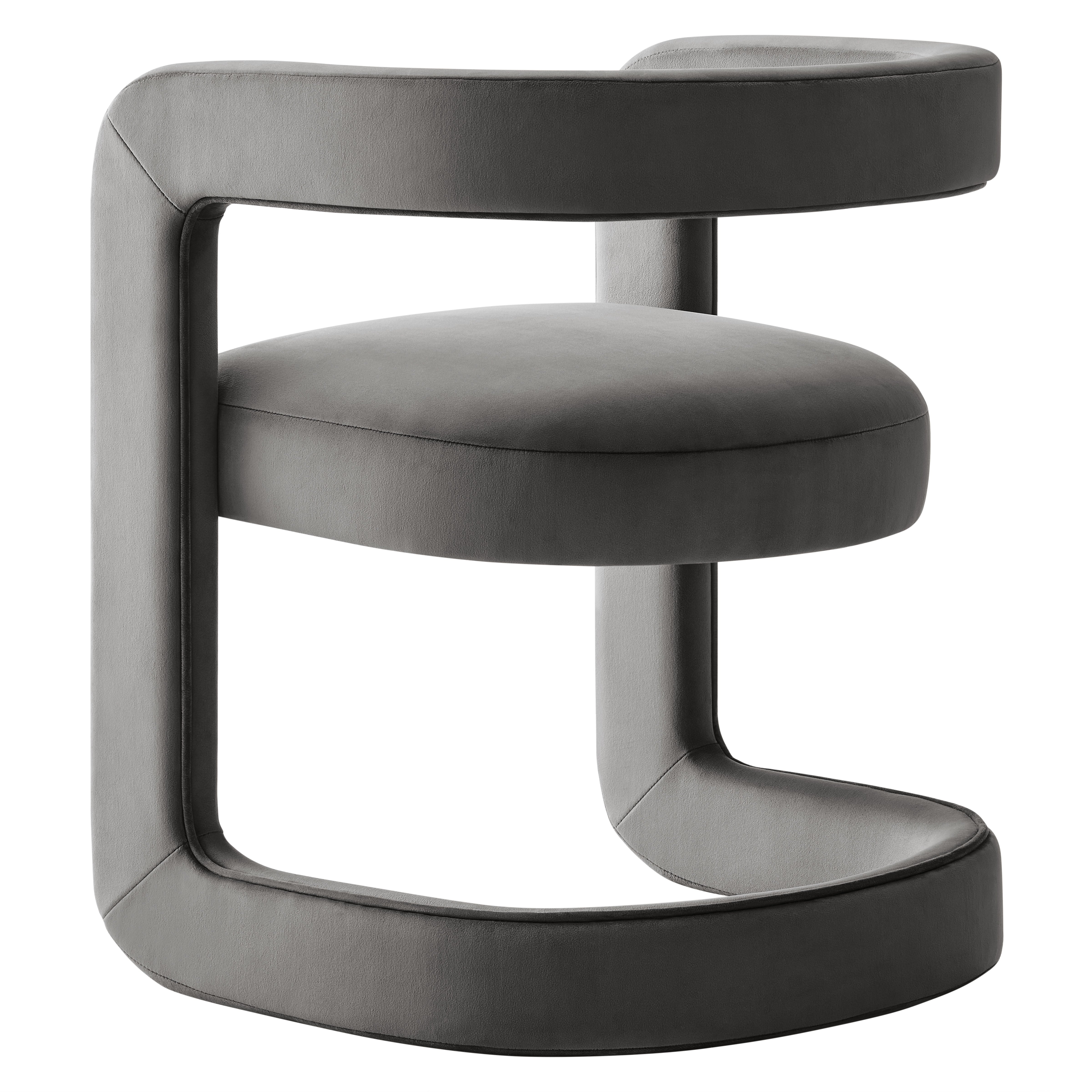 Modway Winslow Barrel Performance Velvet Dining Chair