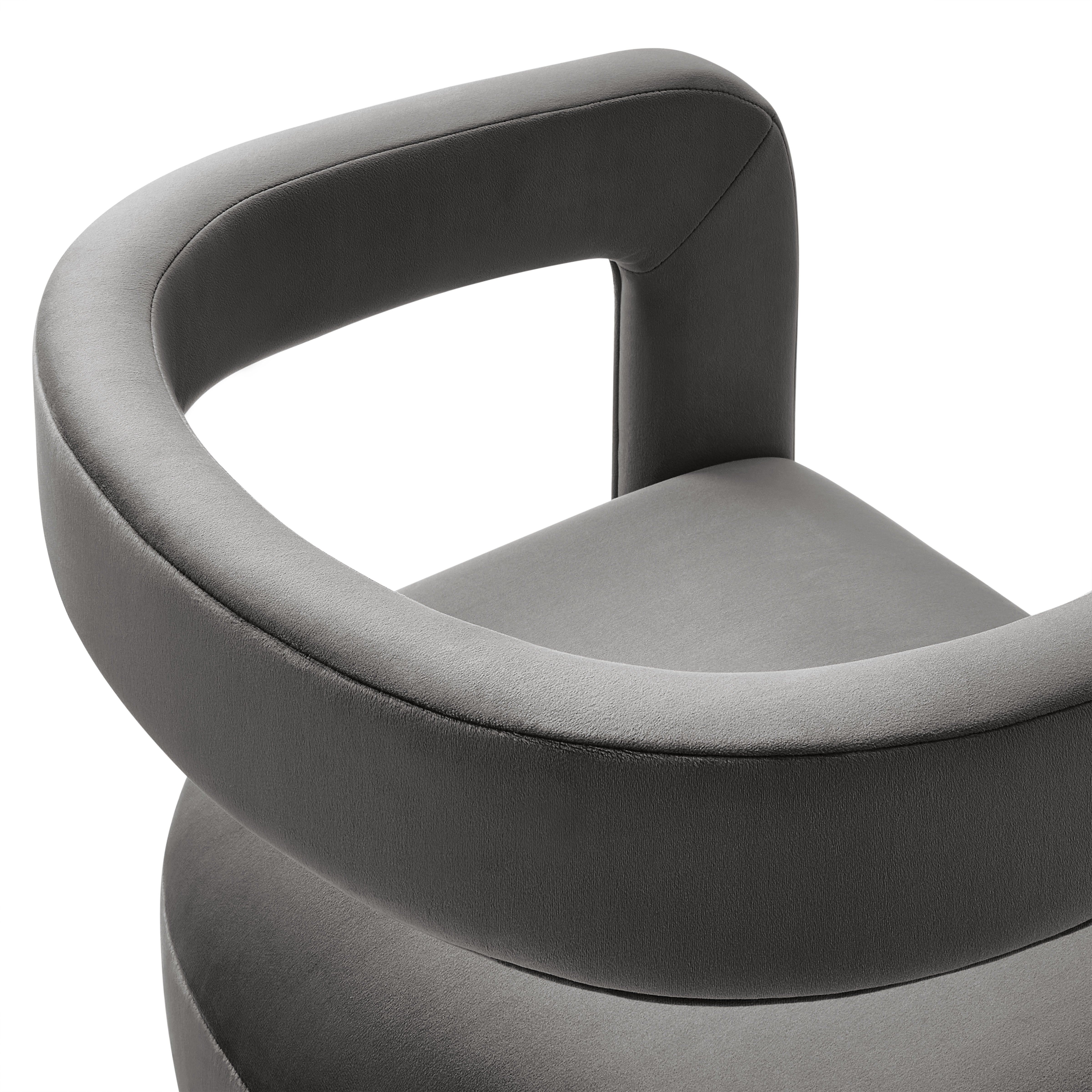 Modway Winslow Barrel Performance Velvet Dining Chair