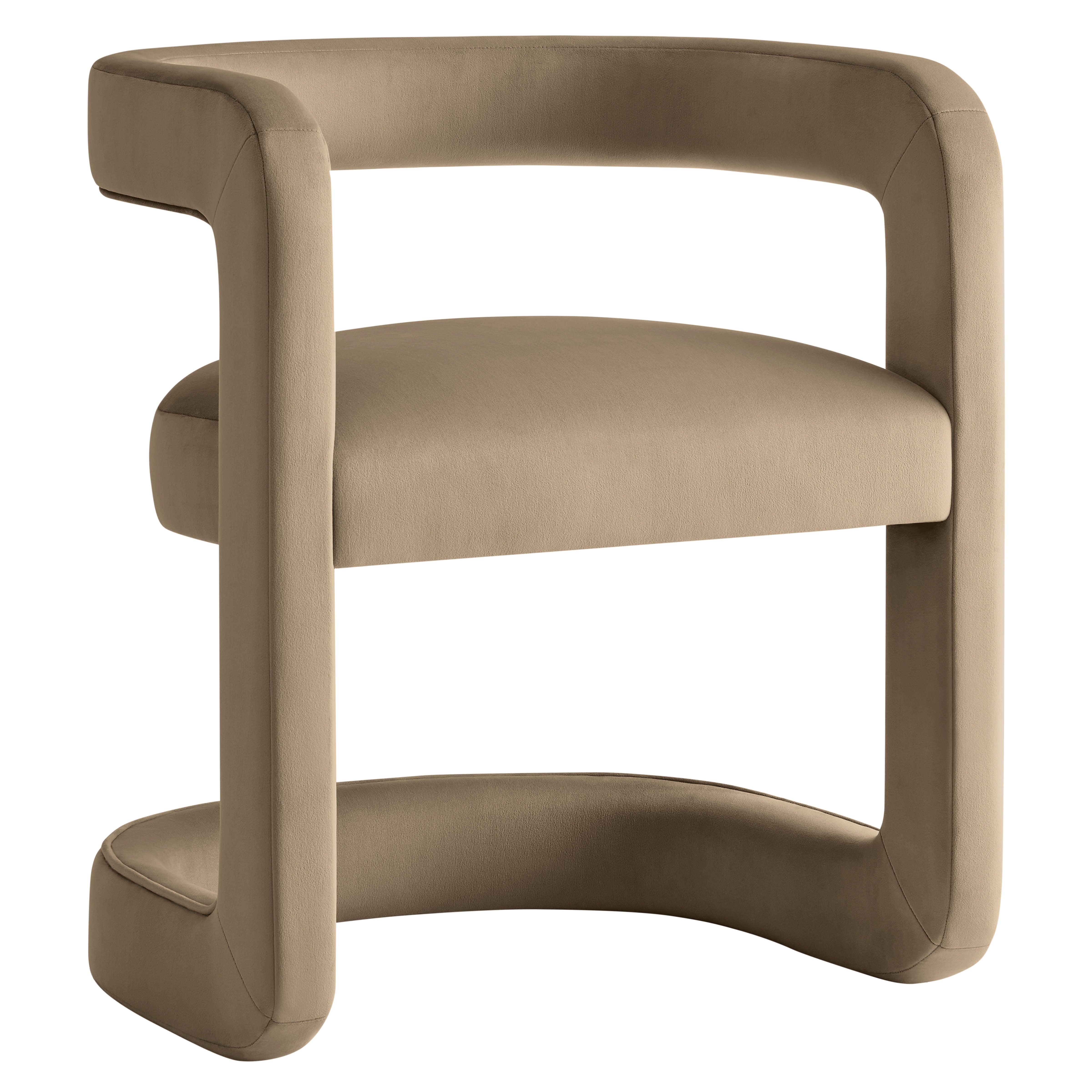 Modway Winslow Barrel Performance Velvet Dining Chair