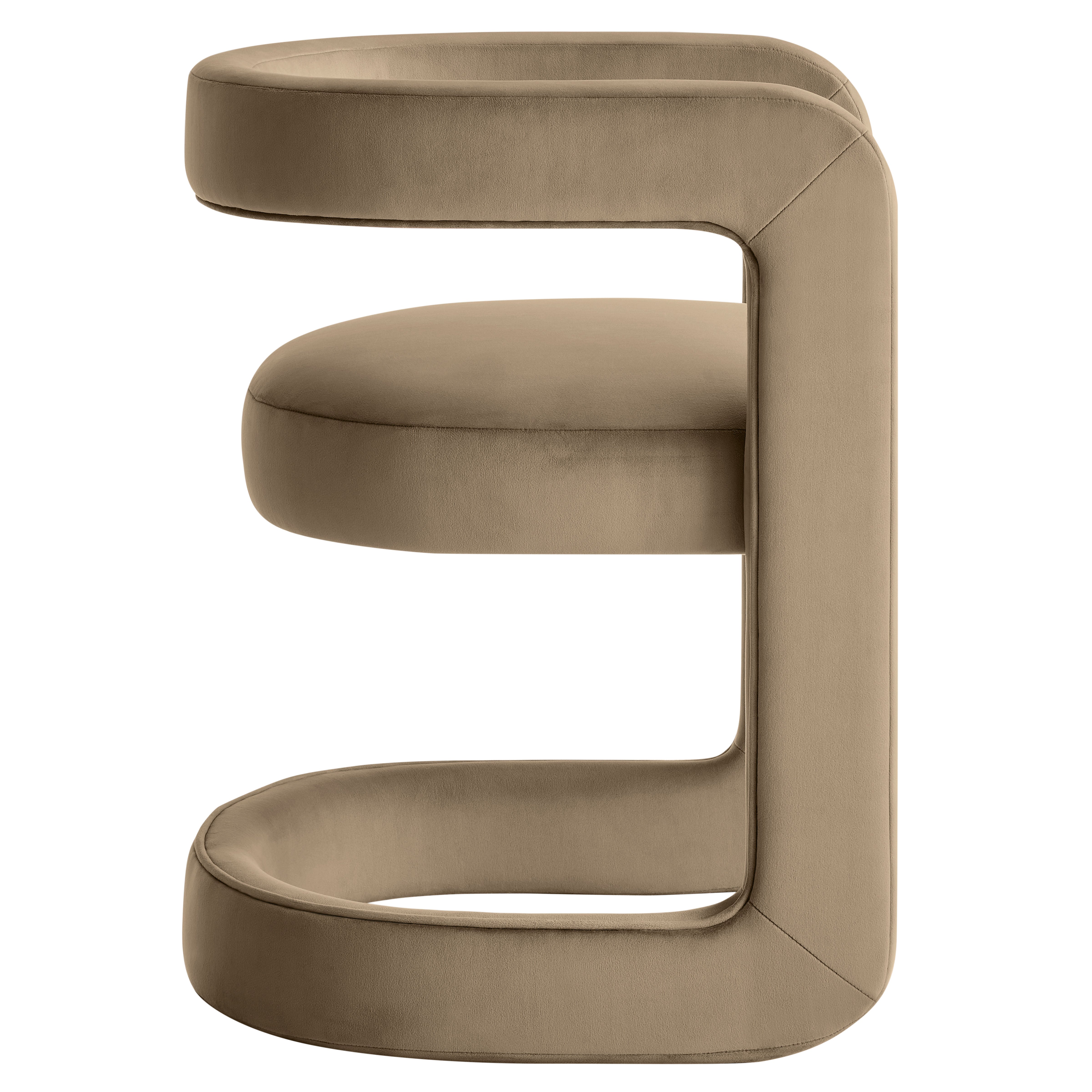 Modway Winslow Barrel Performance Velvet Dining Chair
