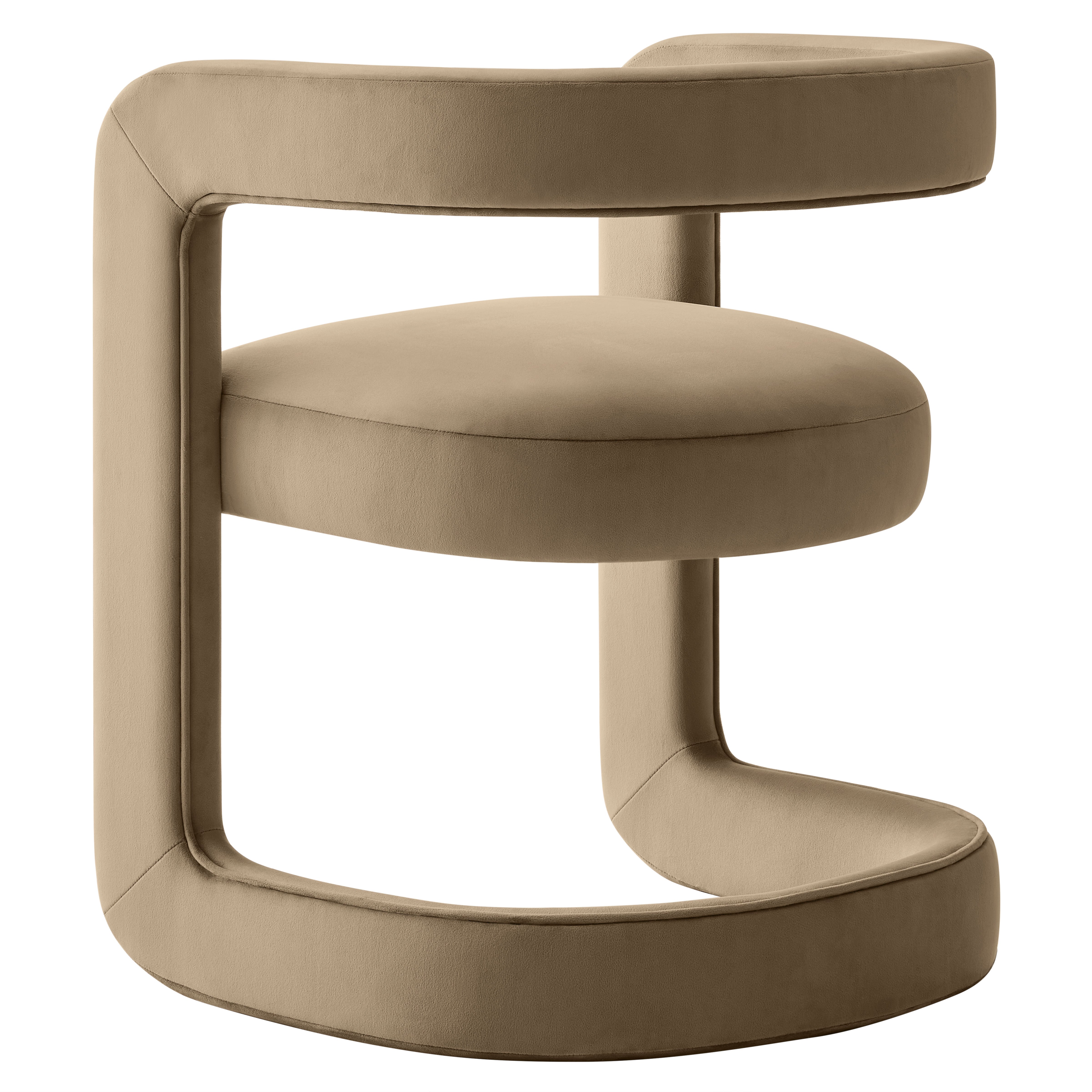 Modway Winslow Barrel Performance Velvet Dining Chair