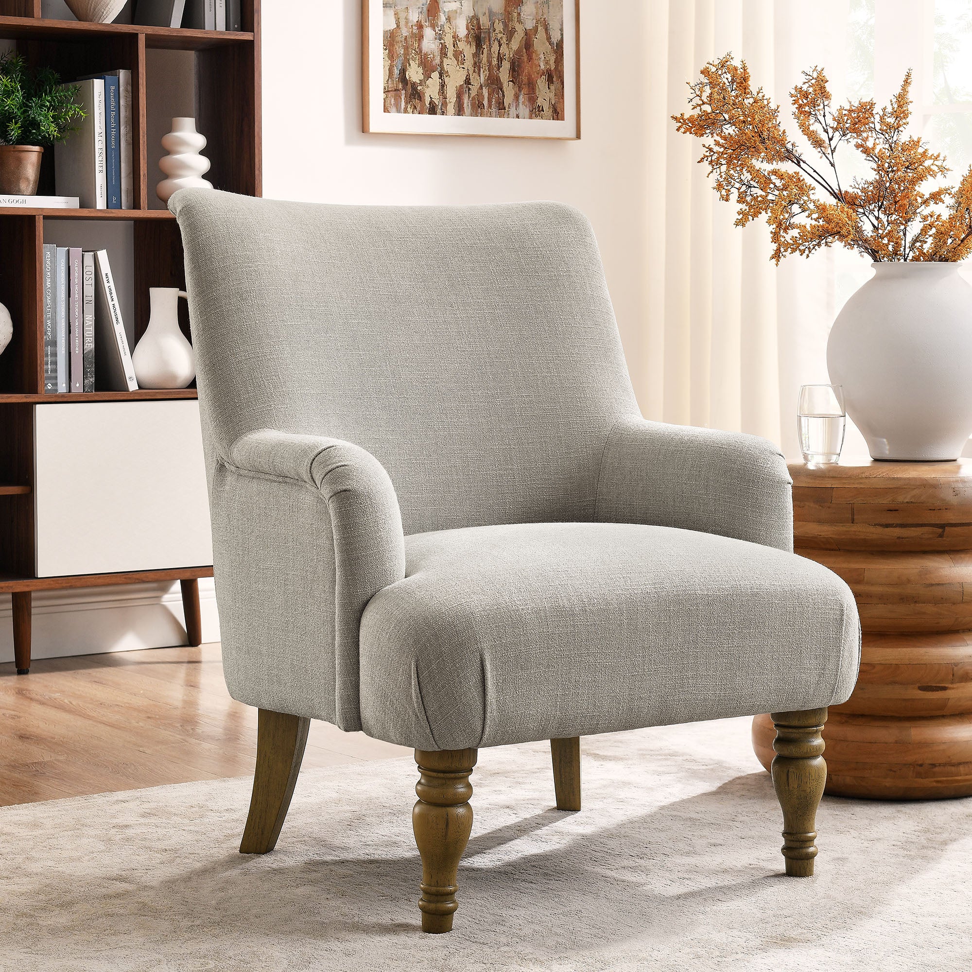 Modway Ellington Fabric Upholstered Accent Armchair